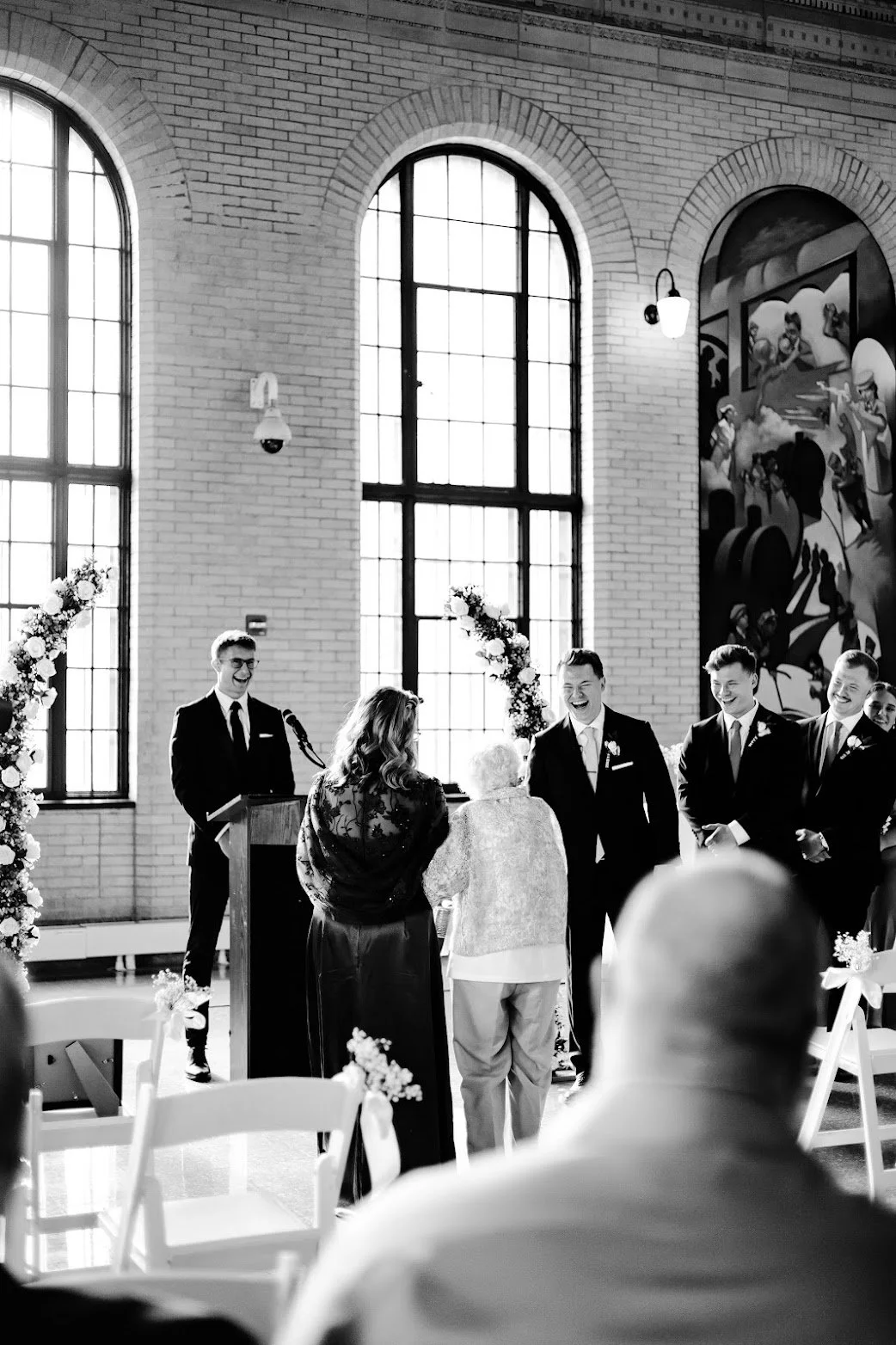 Wedding ceremony set up - Hastings - wedding officiant | Blocks of Love