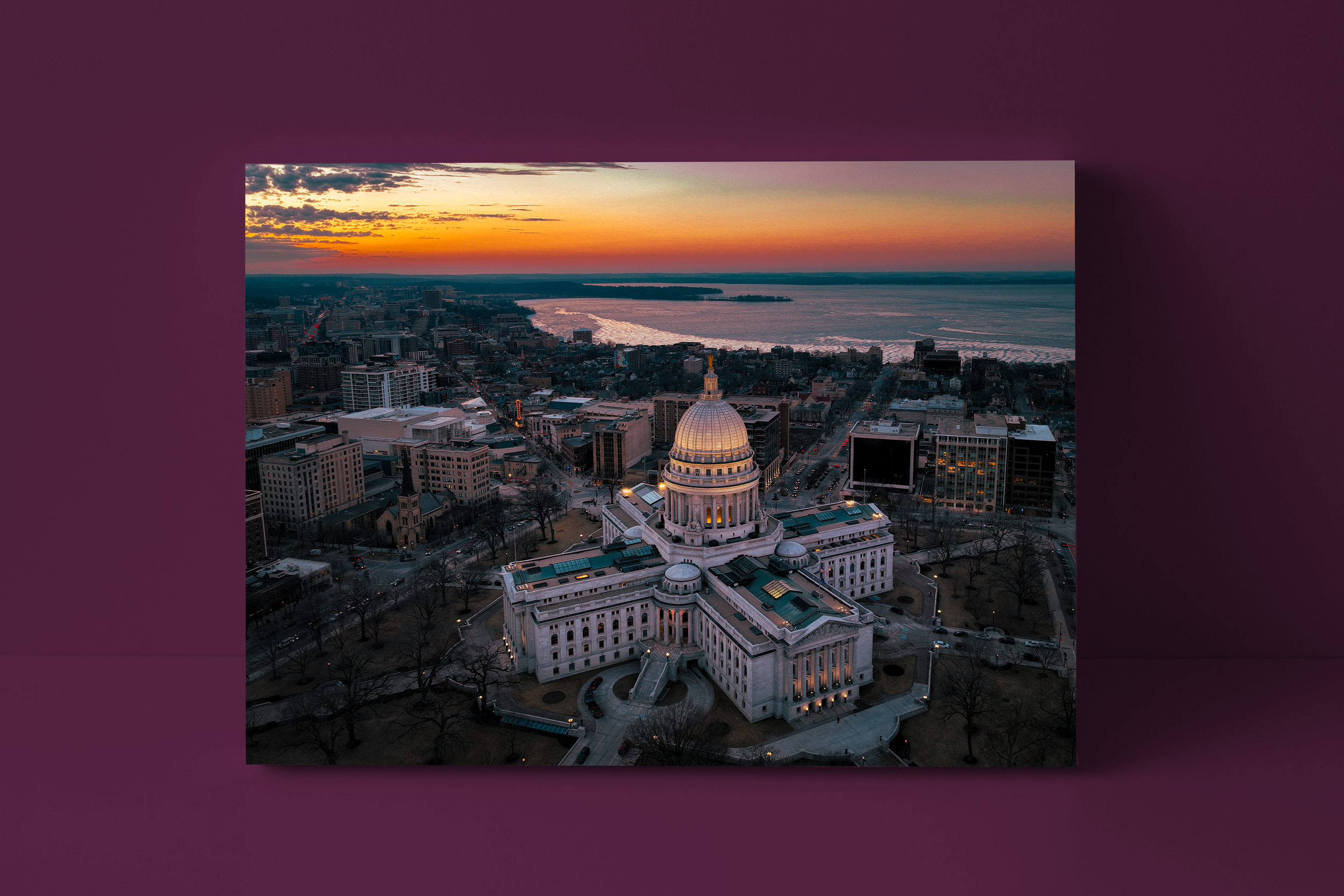 Sunset Over Madison
