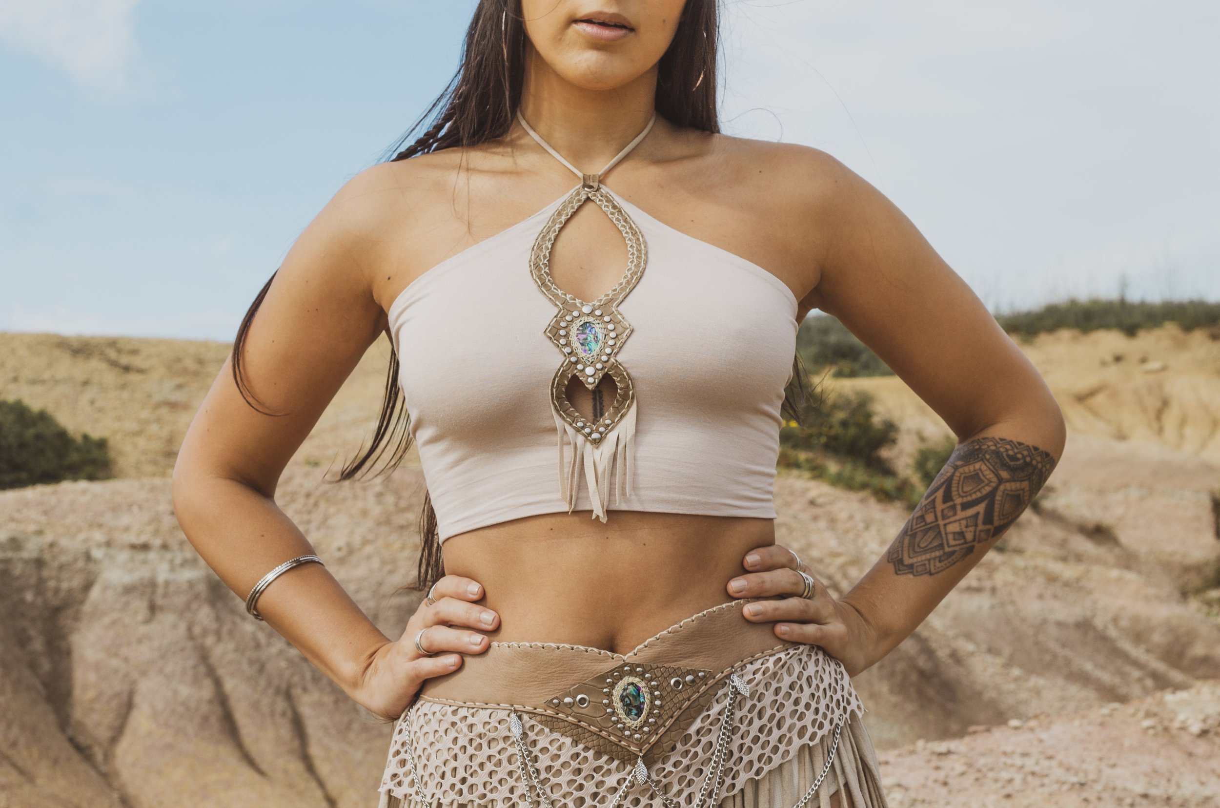 NEELI TOP · Cream