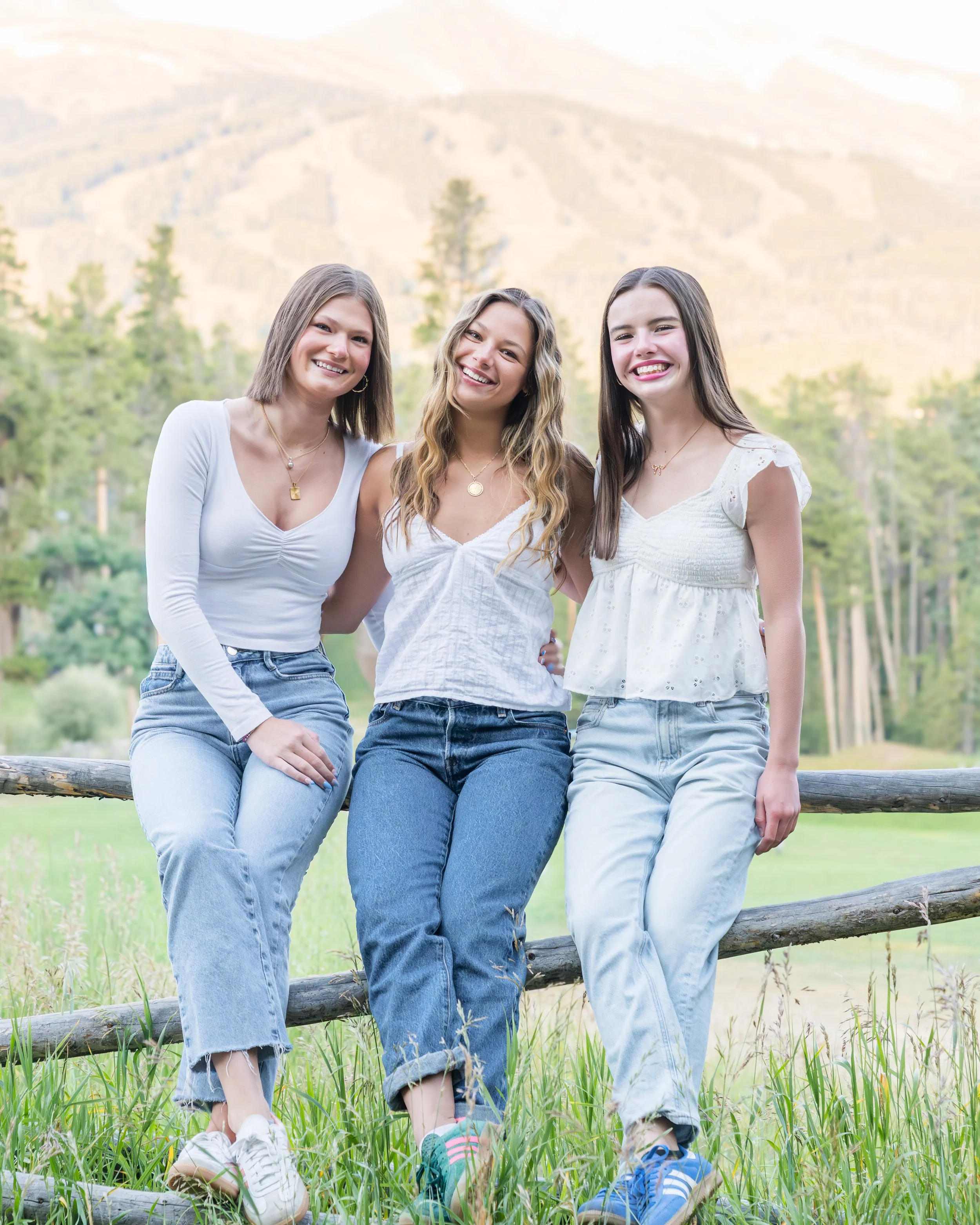 Sarah, Dilan & Pearl | Summit High Senior Photos at Carter Park in Breckenridge, Colorado