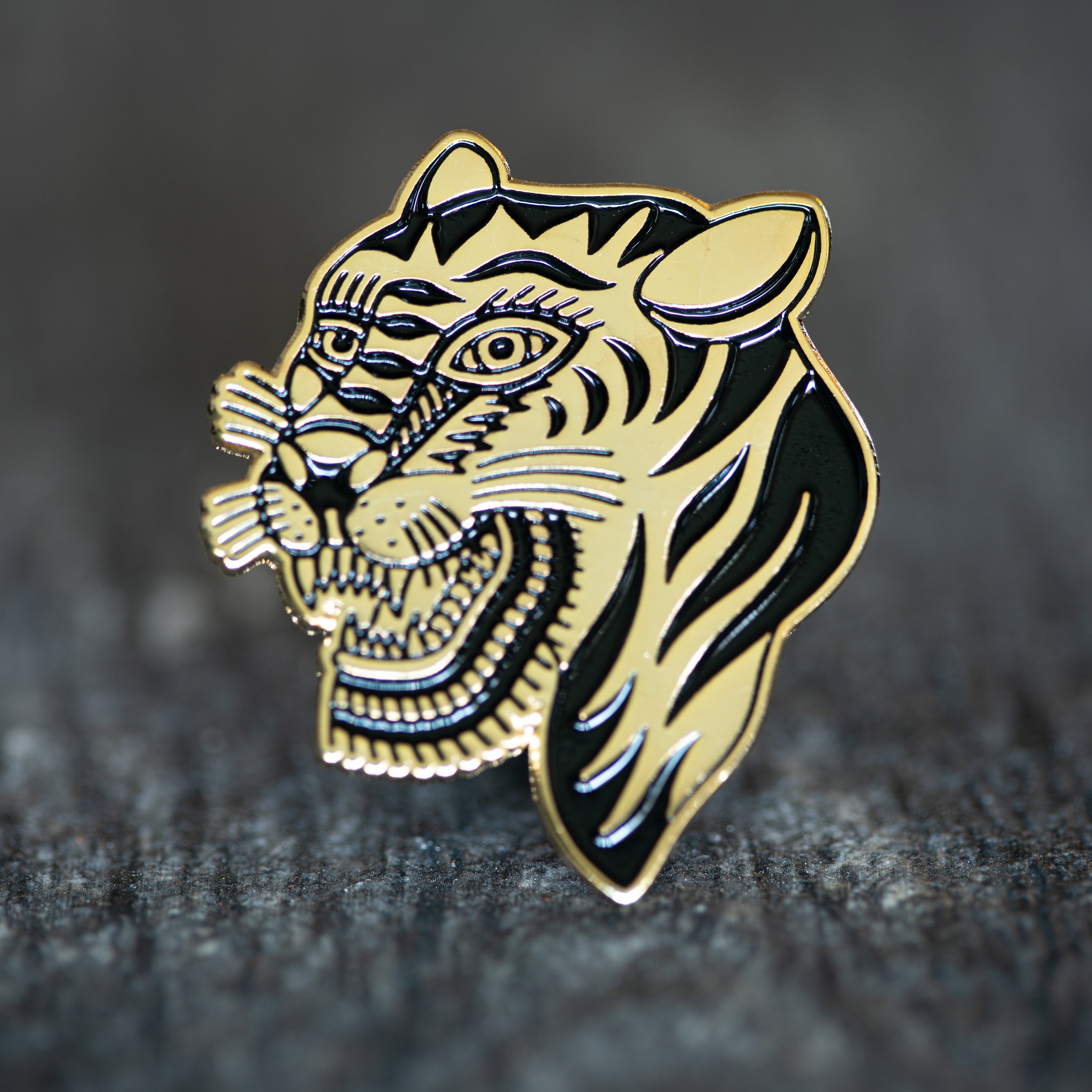 Grimm Tiger Enamel Pin