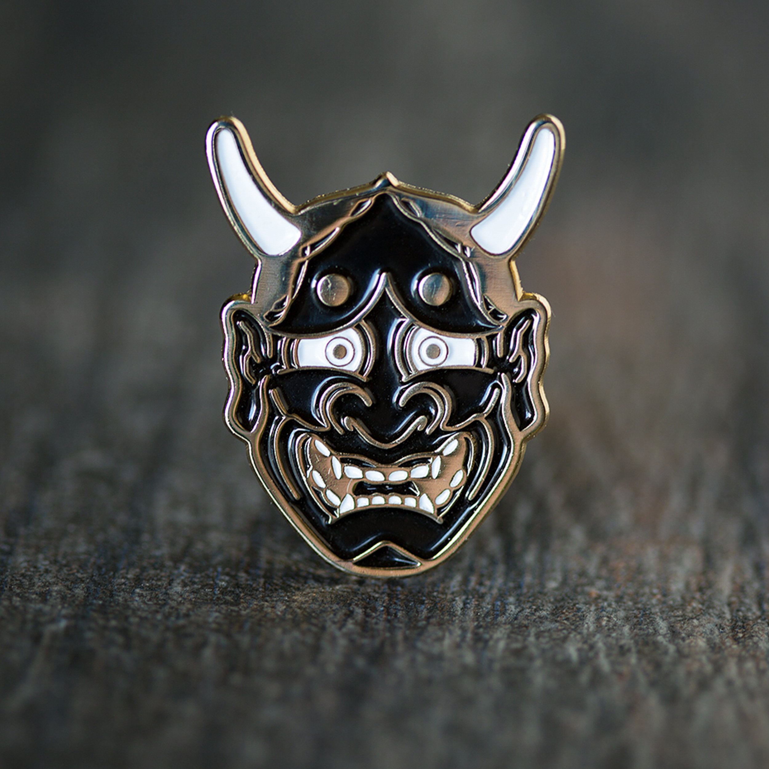 Hannya Enamel Pin