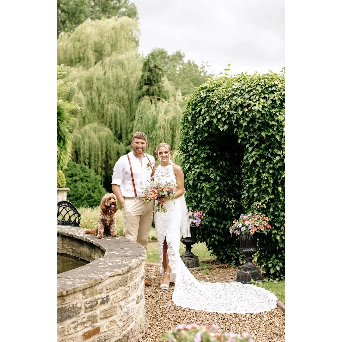 Lucy, Greg &amp; Millie 🌸
.
.
.
.
.
.
.
#irelandweddingphotographers #irelandweddingphotography #husbandandwifephotographyteam #husbandandwifephotographers #dogsatweddings #dogatwedding #dogsofinstagram #doglover #dogphotography #ukweddingphotograph
