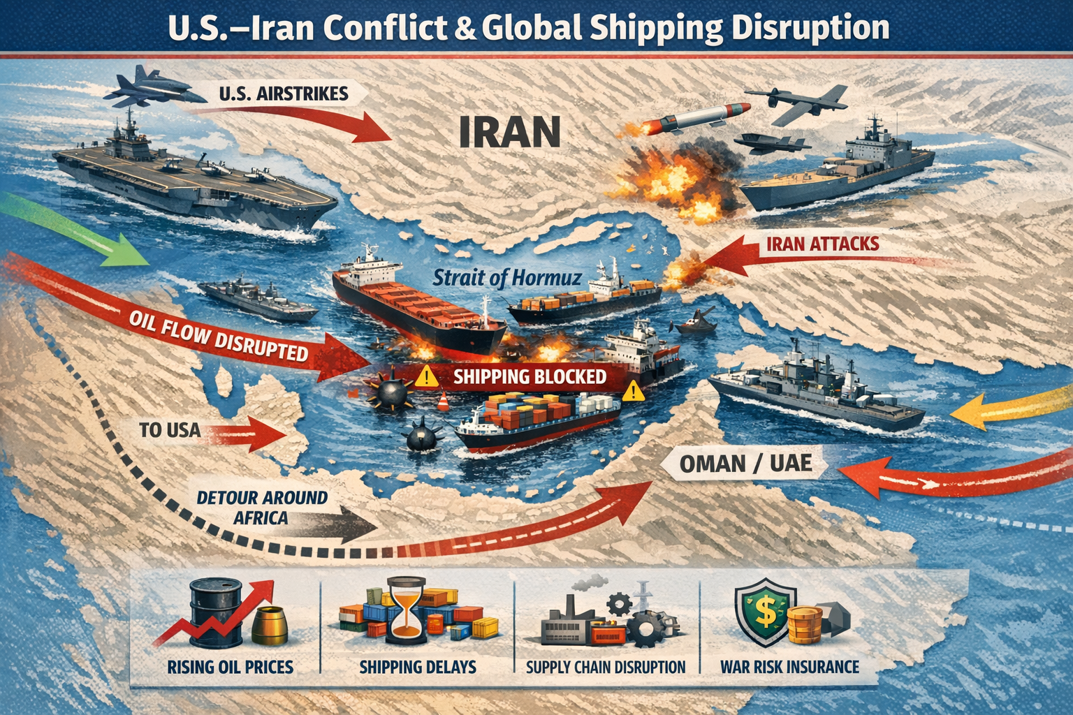 War with Iran and Impacts to the Shipping Industry 