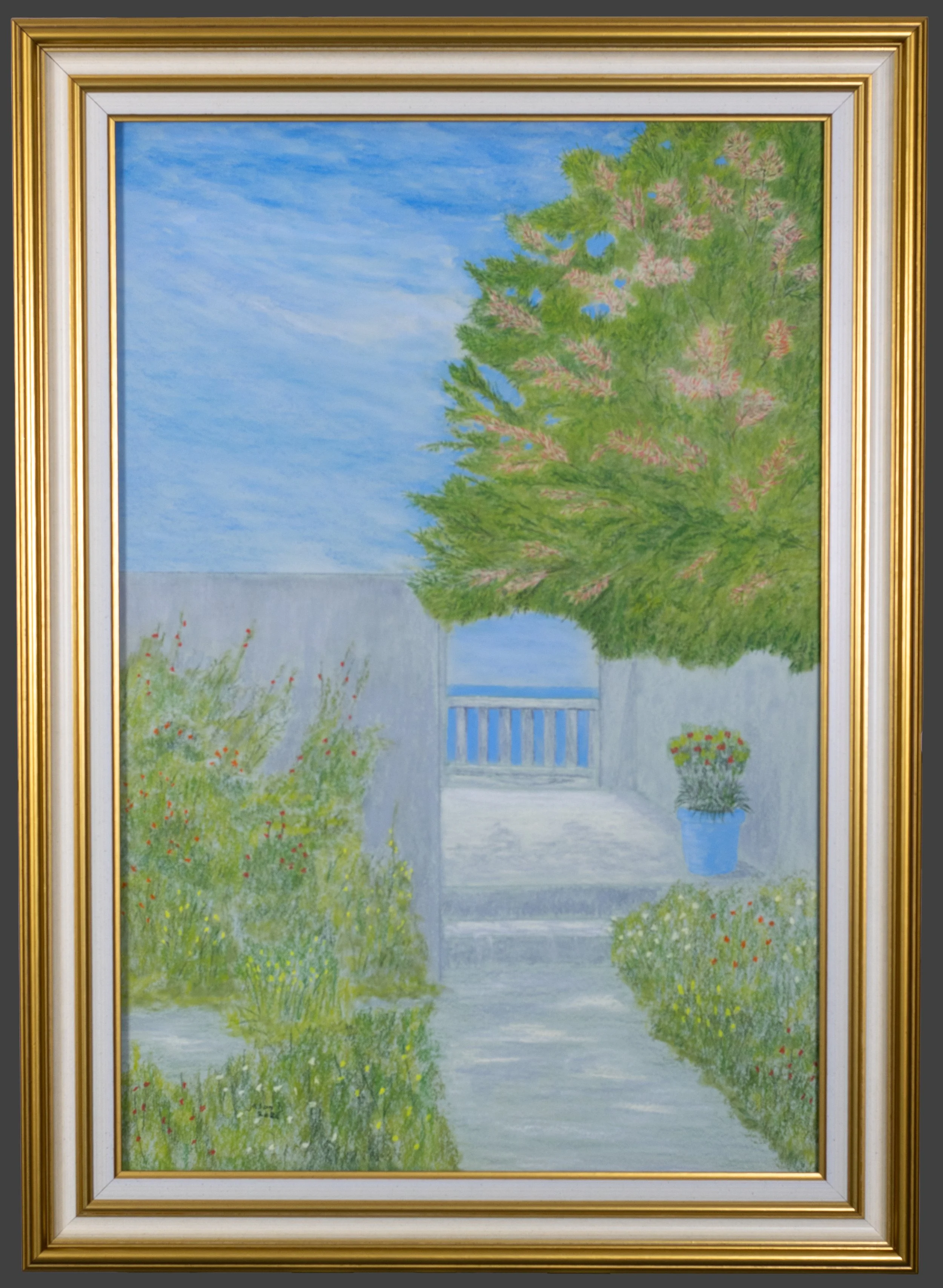 La Venelle, Grandcamp-Maisy 2026. Pastels on Canson Mi-Teintes. 47 x 61 cm.   Framed.
Original available for purchase.