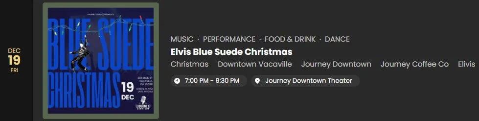 Upcoming December 19, 2025 Event