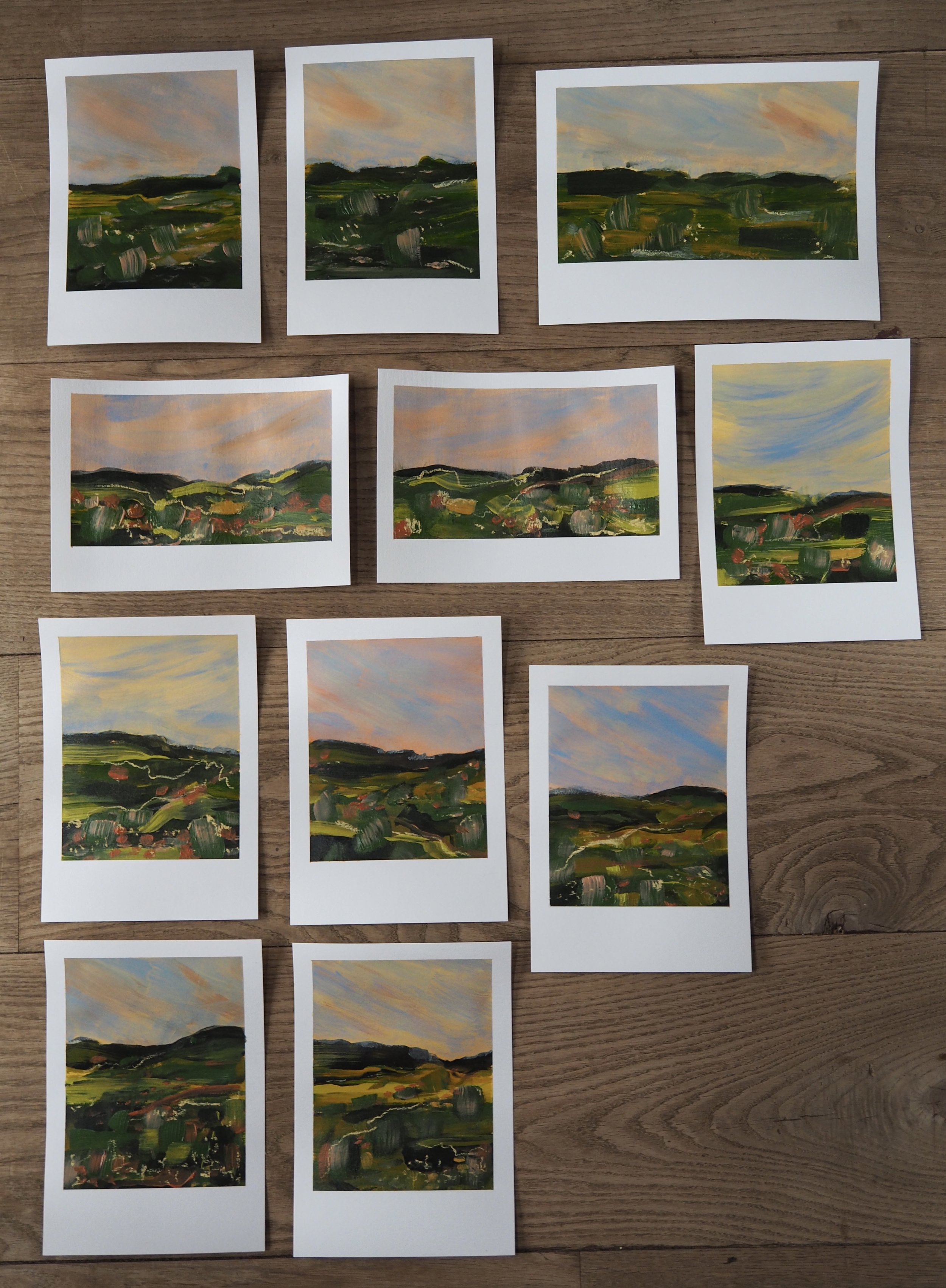Mini moor paintings