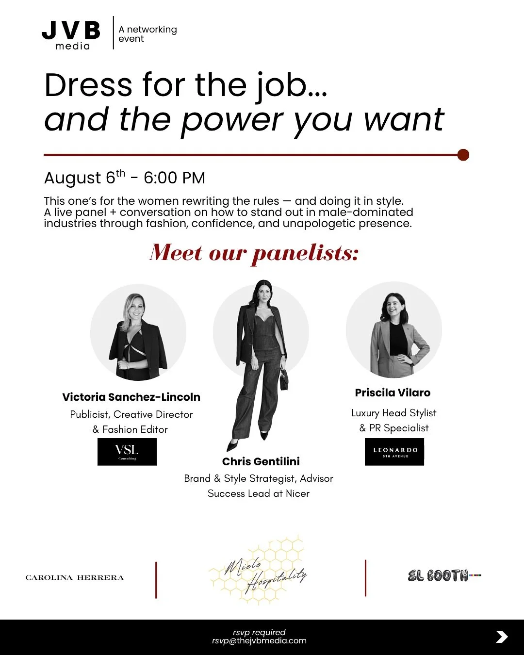 Back to business &mdash; and back to power. 💄👠
Our next networking event is for the women rewriting the rules&hellip; and doing it in style.

Join us August 6th for a live panel and conversation on how to stand out in male-dominated industries thro