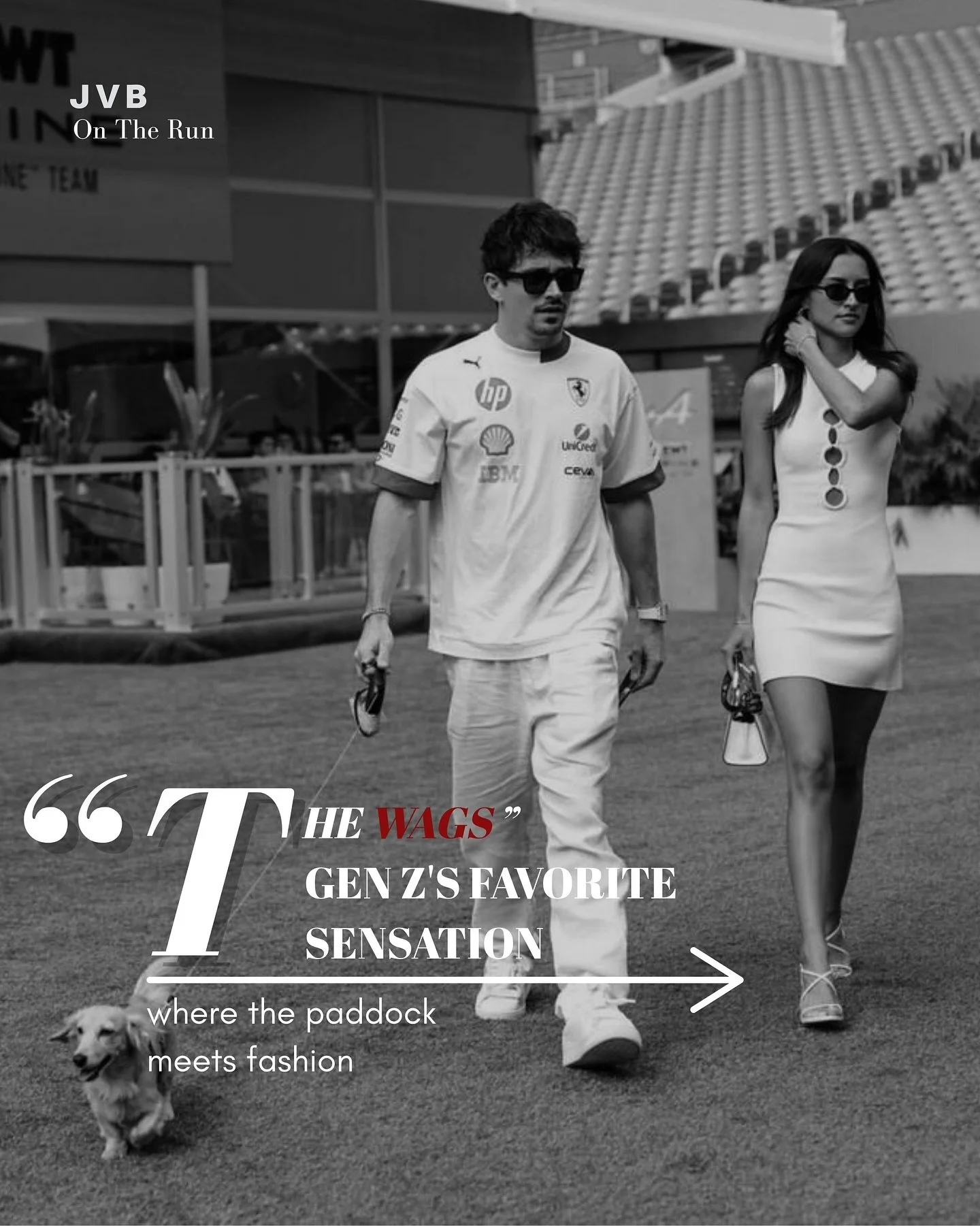 They&rsquo;re no longer just the plus-ones, they&rsquo;re the main event.🏎️🏁 From Monaco to the paddock, the WAGs are redefining the grid with quiet luxury, polyglot poise, and off-duty looks worth bookmarking. 

Meet Alexandra Saint Mleux - Gen Z&