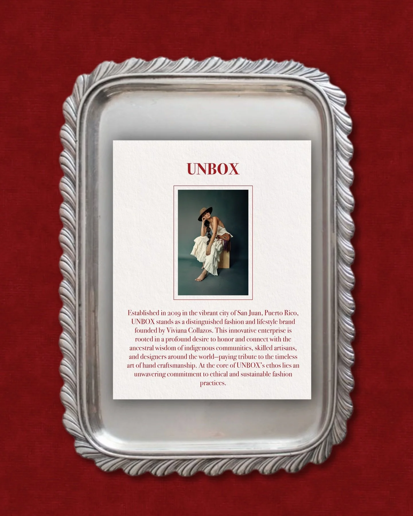 The Holiday Edit continues. ✨
On the menu: pieces born from Latin American artistry and timeless craftsmanship.

Today we spotlight UNBOX, a brand rooted in heritage, intention, and the quiet power of hand-made luxury. Founded in San Juan, UNBOX conn