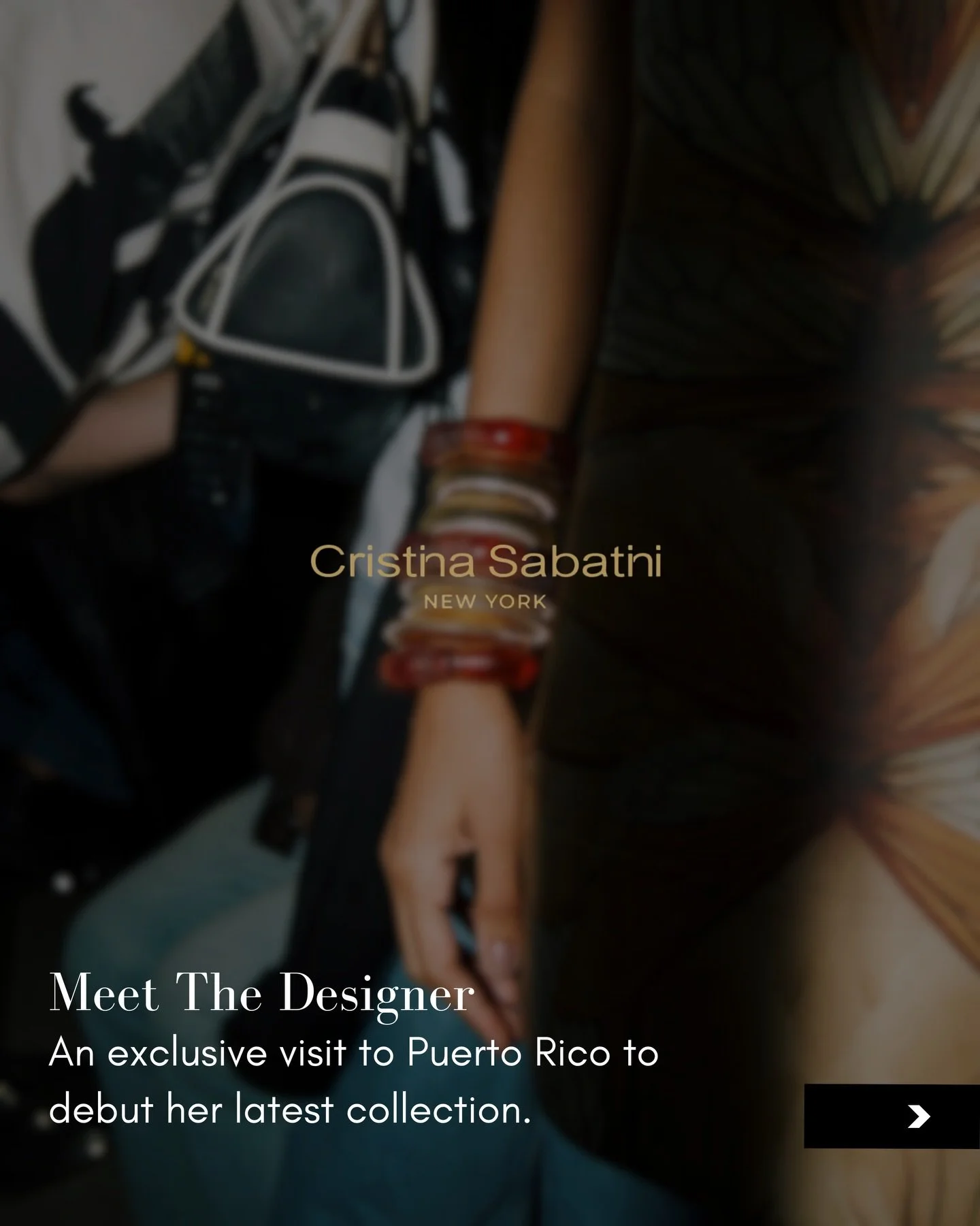 Meet the Designer.✨ Cristina Sabatini arrives in Puerto Rico to present her newest collection, an exclusive pop-up experience at Never Overdressed Store.

Join us this Friday &amp; Saturday for two days of modern design, bold elegance, and refined cr