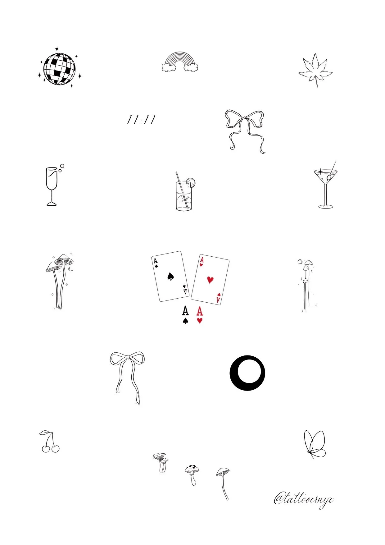 New York City Flash tattoos