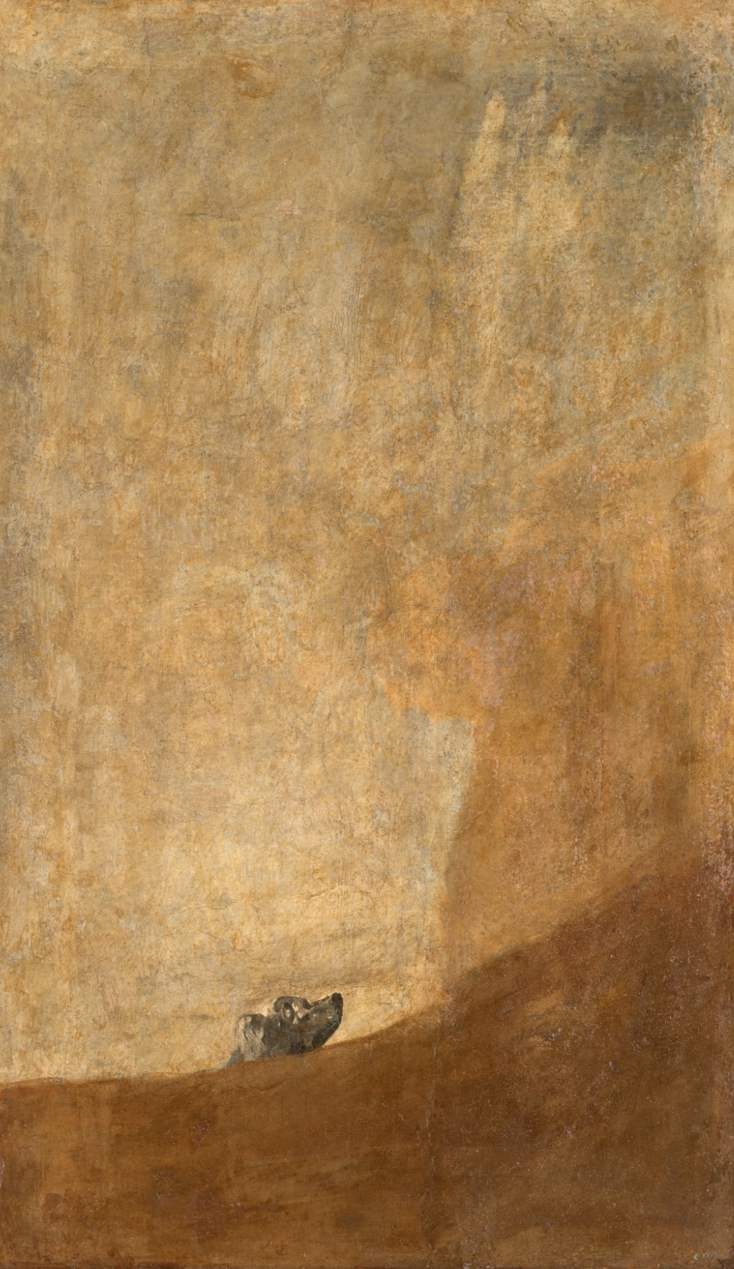 Francisco de Goya y Lucientes The Drowning Dog Mixed method 1820–1823 Prado Museum, Madrid