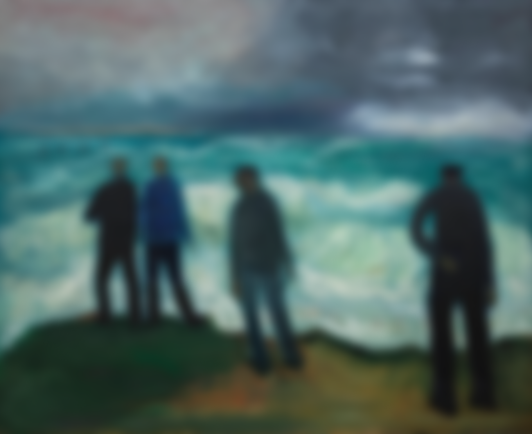 Jens Søndergaard (1895–1957). Stormy Sea. Oil on canvas. 1954. Statens Museum for Kunst, Copenhagen. (c) Jens Søndergaard / VISDA. THIS IMAGE IS BLURRED. DO NOT USE.