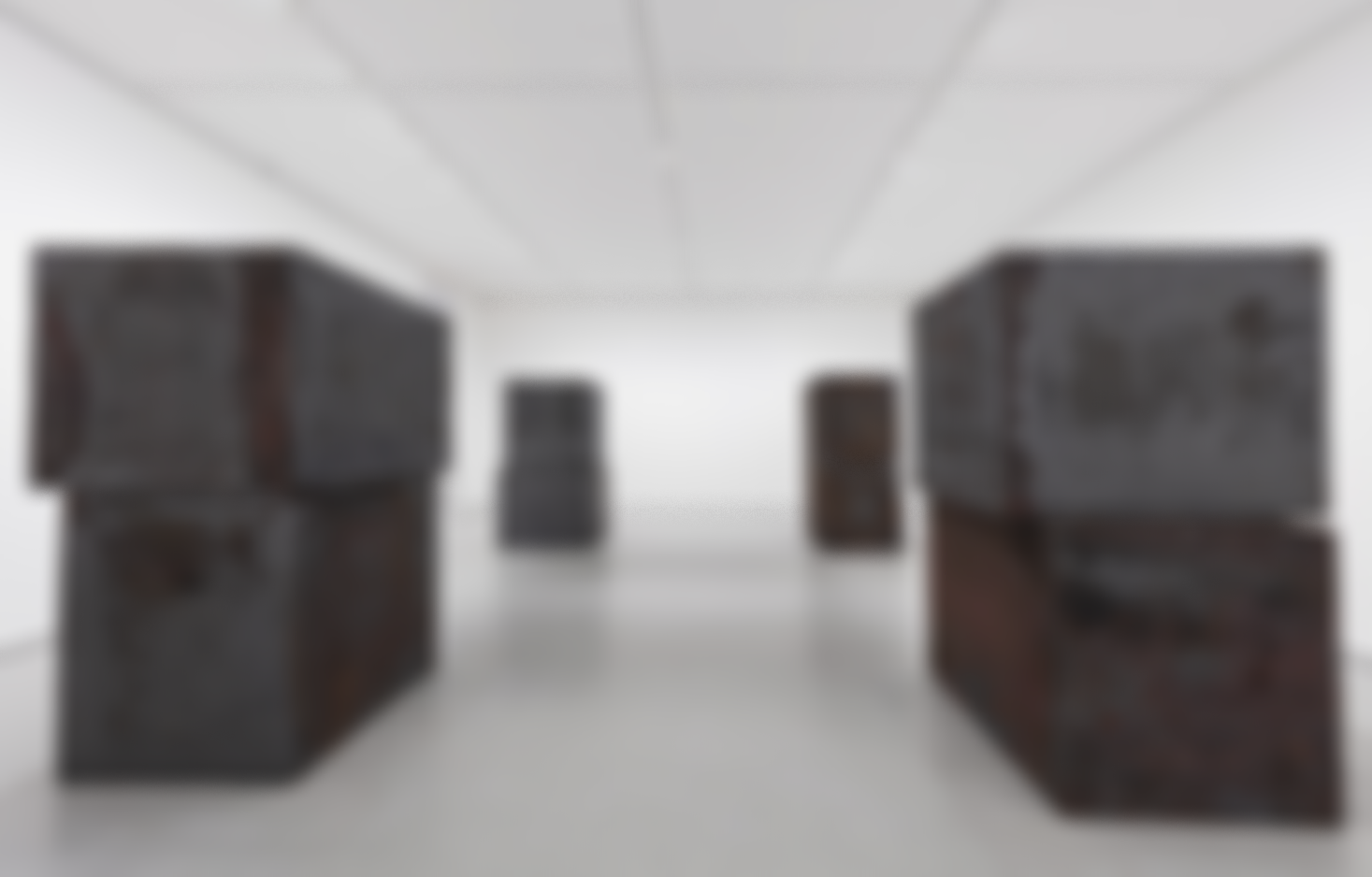 Richard Serra Equal Forged weatherproof steel, 8 blocks 2015 The Museum of Modern Art, New York. © Artists Rights Society (ARS), New York THIS IMAGE IS BLURRED. DO NOT USE.