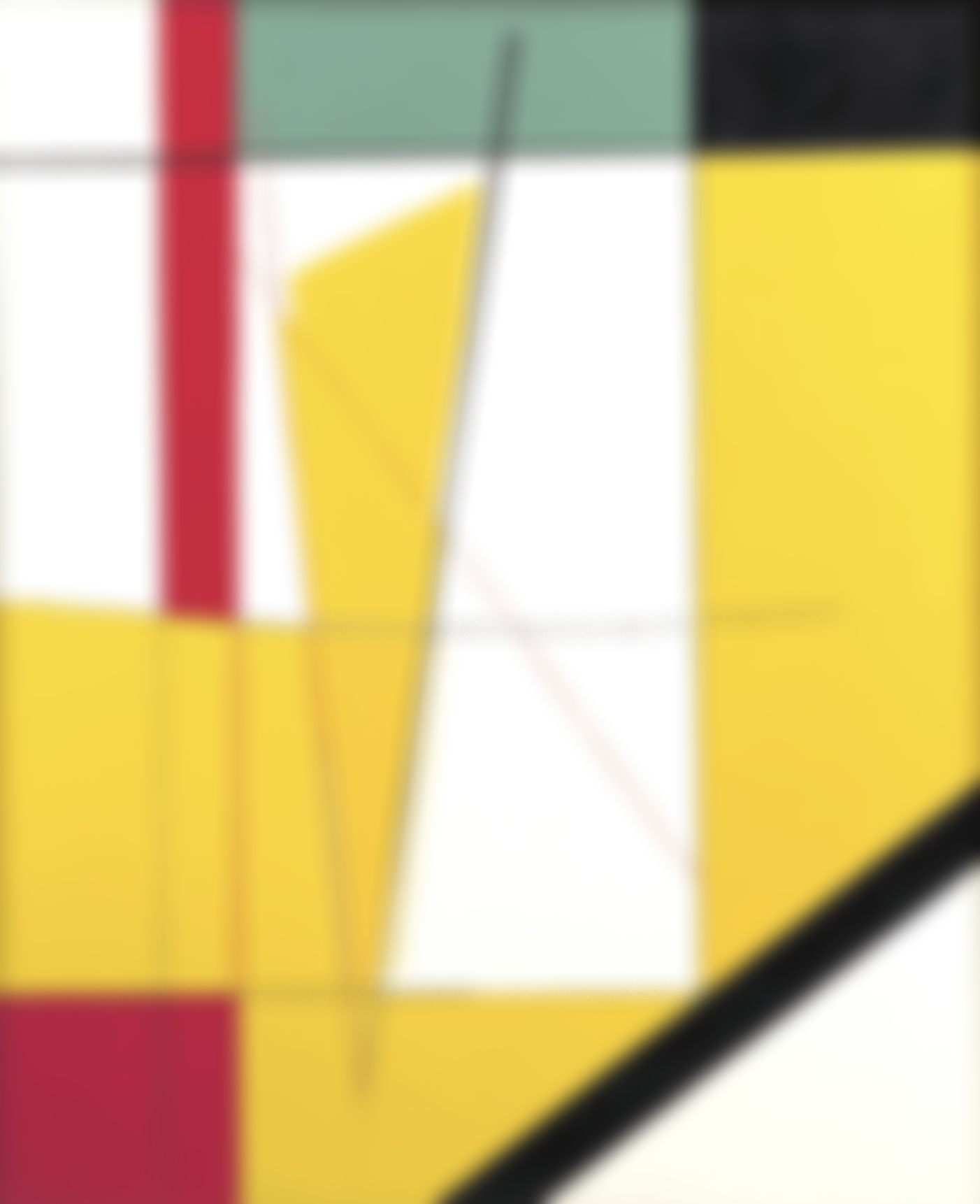 Richard Mortensen (1910–1993). The Hall of Silence. Opus I. Oil on canvas. 1980. Statens Museum for Kunst, Copenhagen. (c) Richard Mortensen / VISDA. THIS IMAGE IS BLURRED. DO NOT USE.