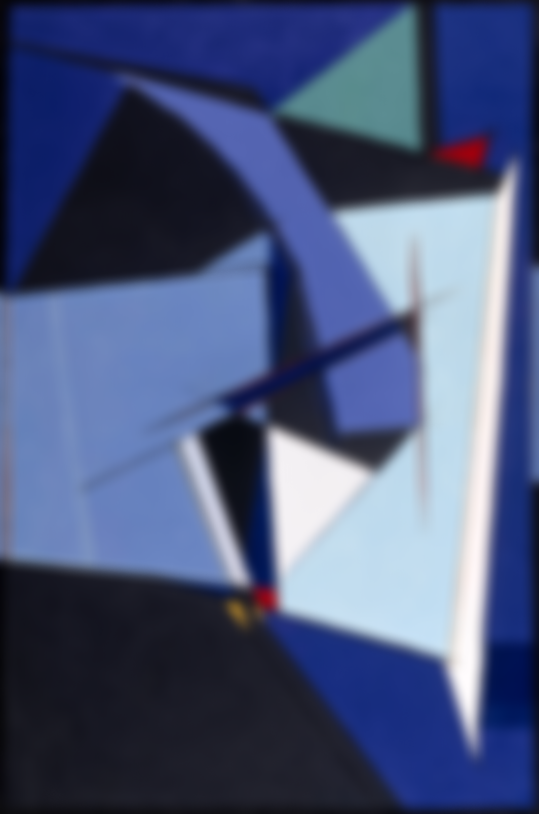 Richard Mortensen (1910–1993). Propriano. Oil on canvas. 1960. Statens Museum for Kunst, Copenhagen. (c) Richard Mortensen / VISDA. THIS IMAGE IS BLURRED. DO NOT USE.