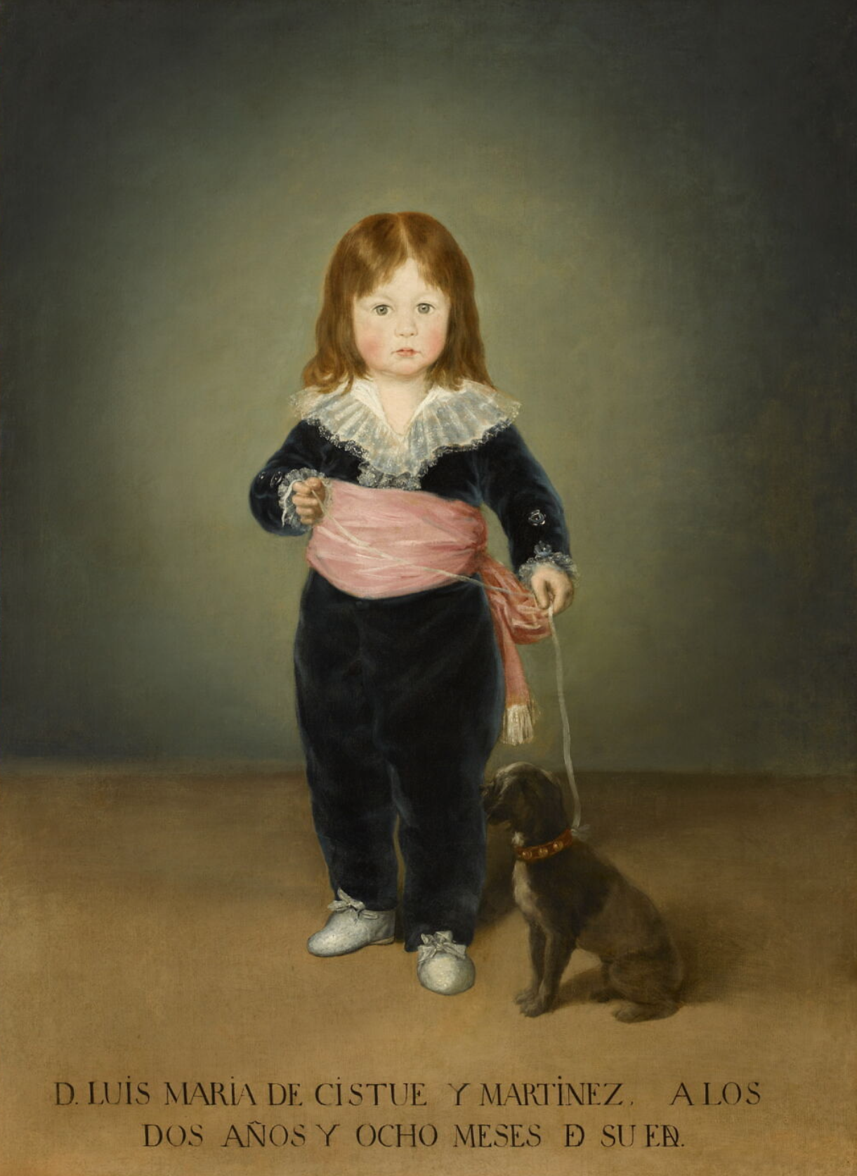 School of who is Goya y Lucientes, Francisco de Espagne Portrait de Luis María de Cistué y Martínez (1788-1842) Oil on canvas 1791 Louvre Museum, Paris