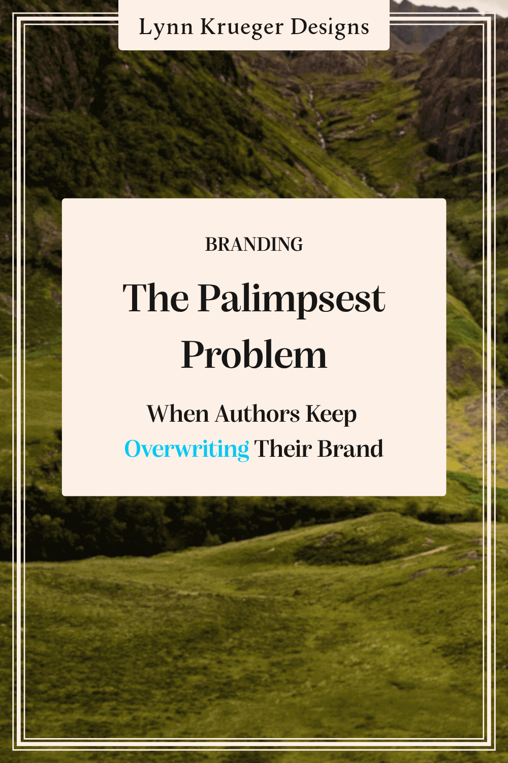 The Palimpsest Problem When Authors Keep Overwriting Their Brand