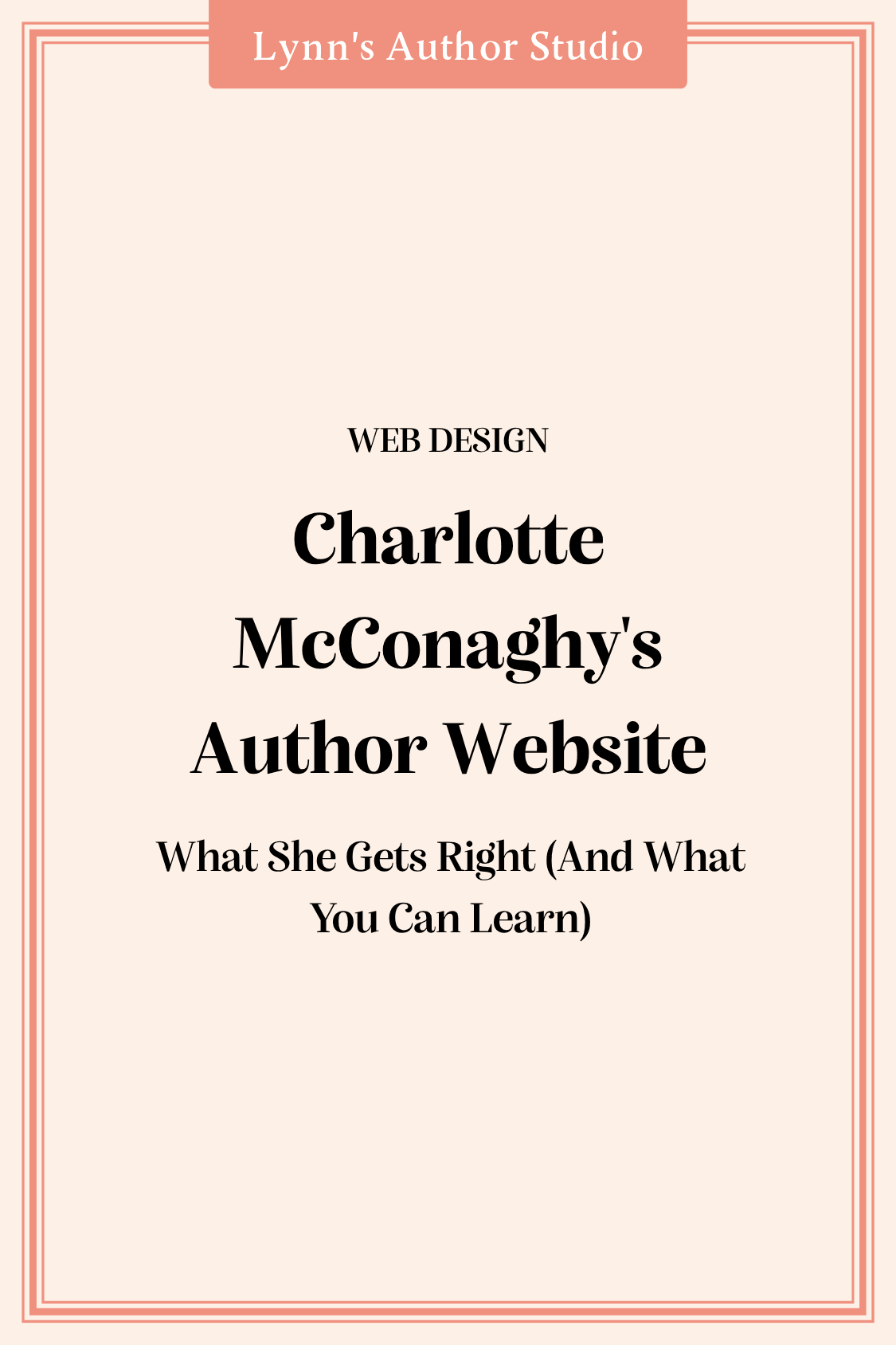 Charlotte McConaghy's Author Website What She Gets Right (And What You Can Learn)