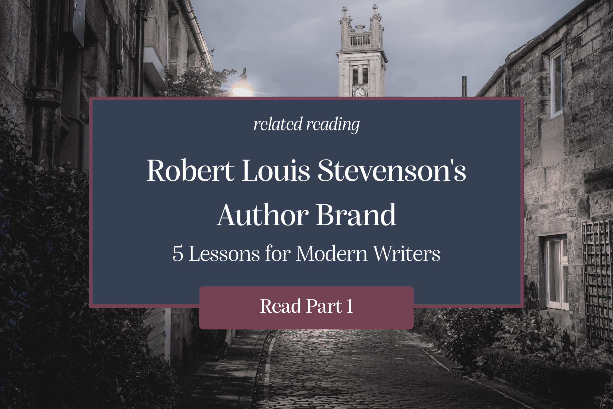 Robert Louis Stevenson's Author Brand CTA