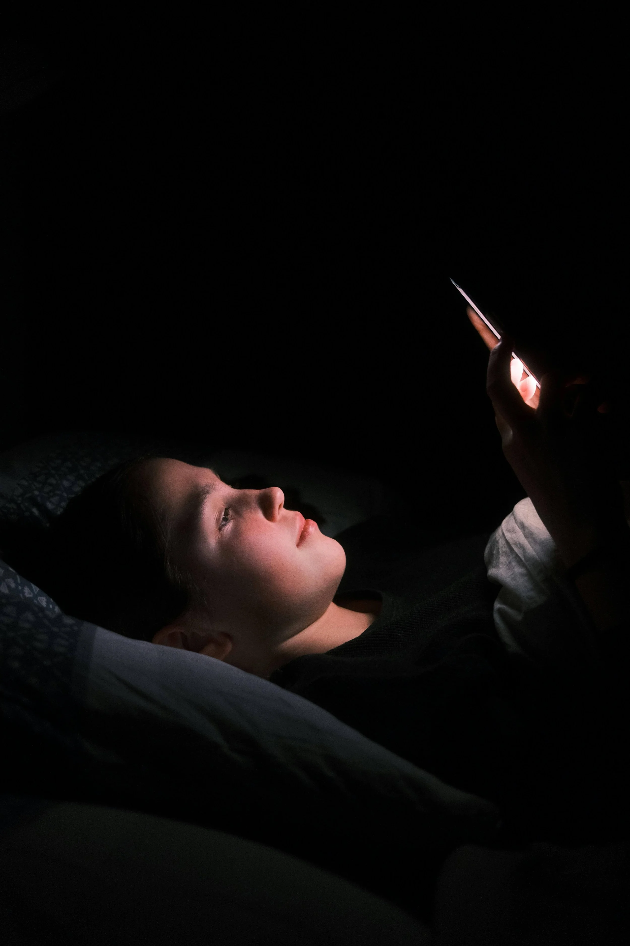 Author scrolls on social media