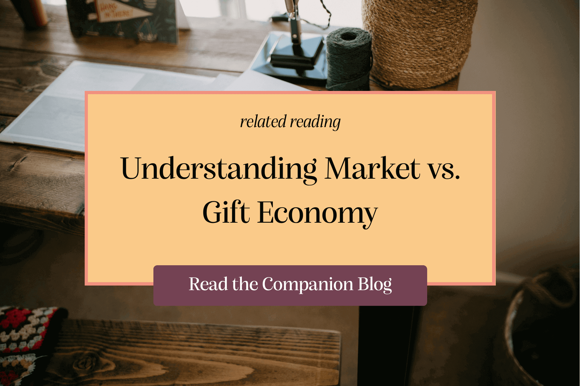 Understanding Market vs. Gift Economy