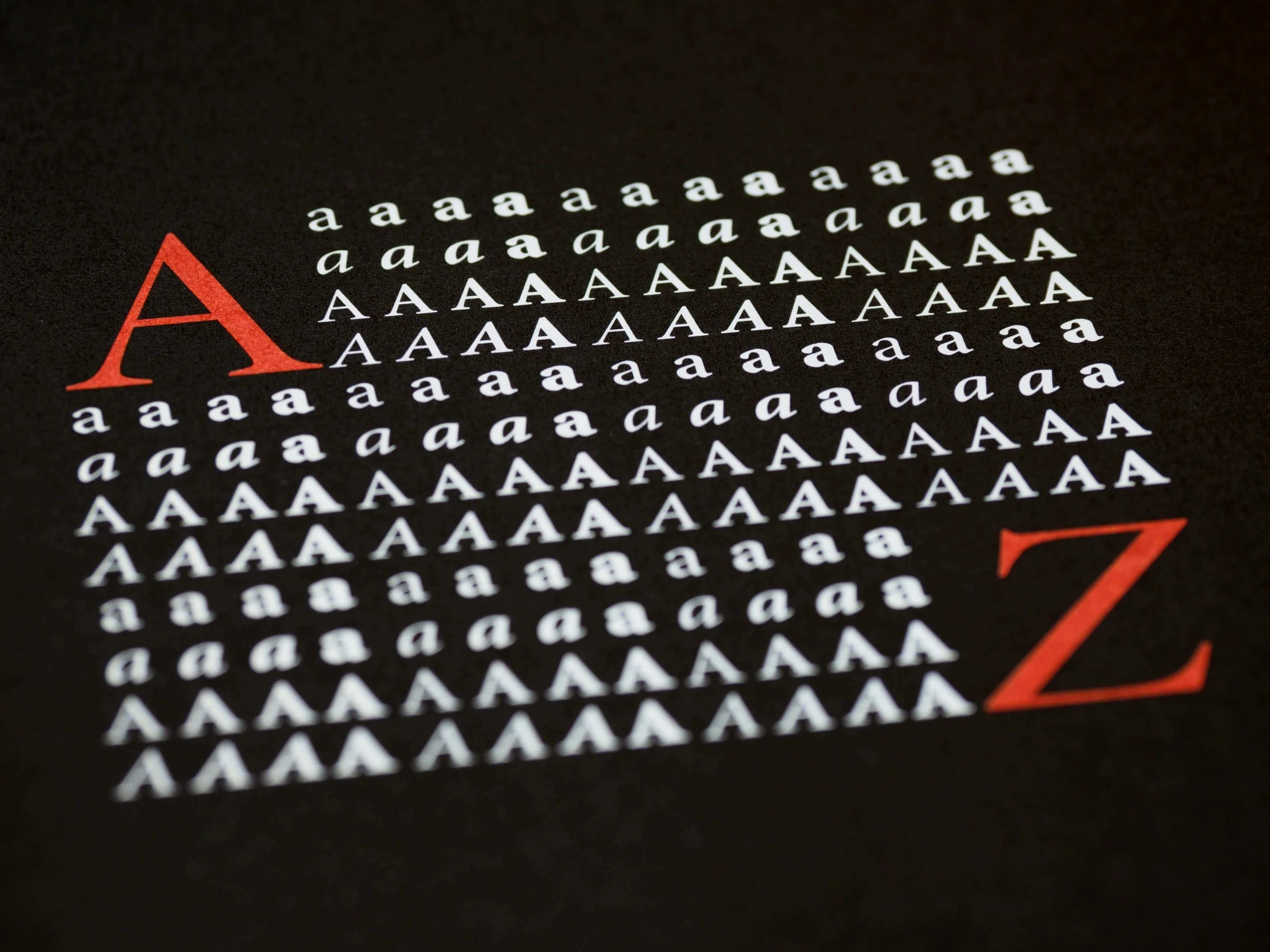Don't let your typography be too large or too small