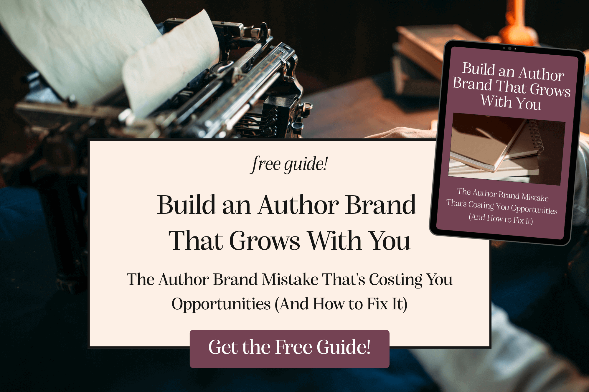 Build an Author Brand That Grows With You