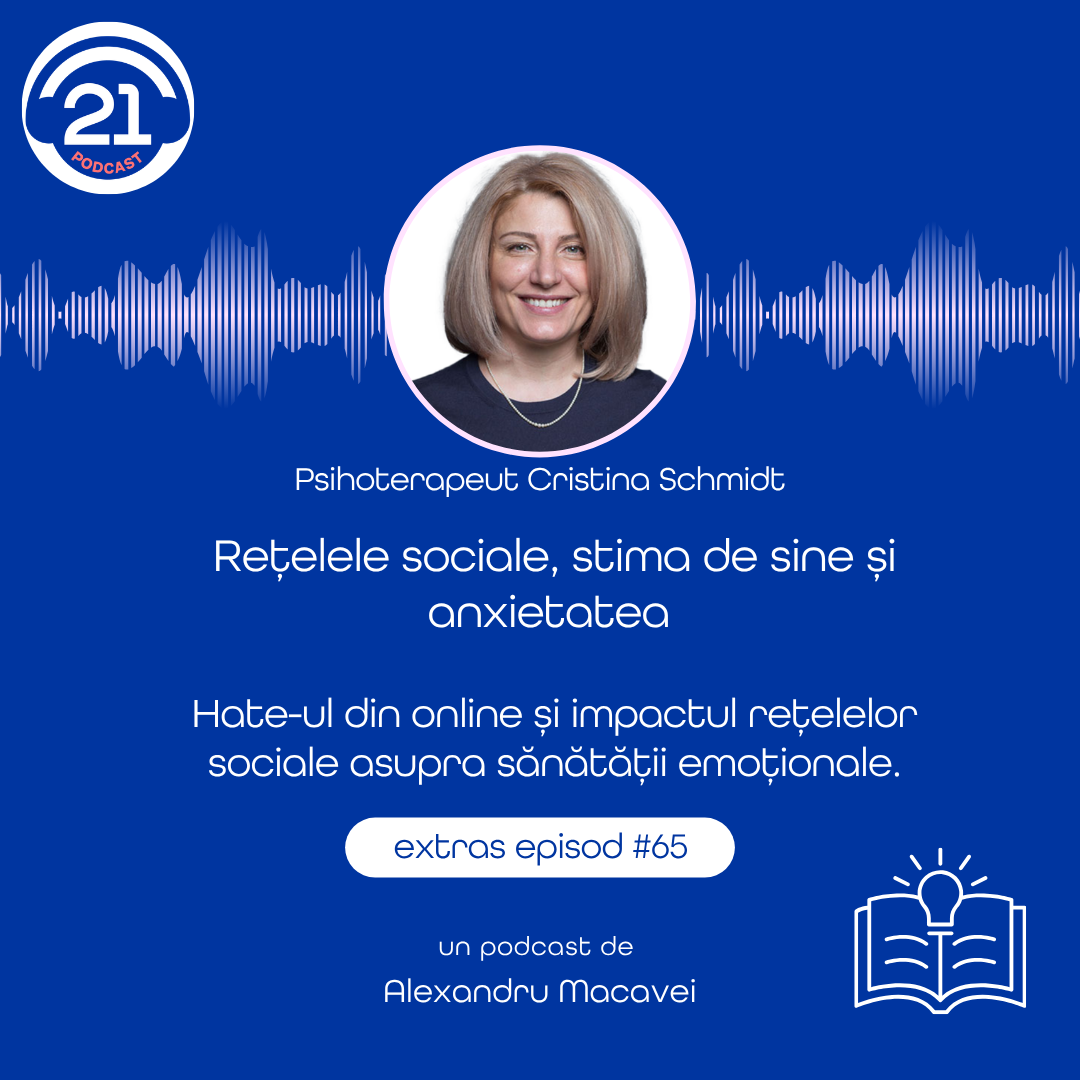 Rețelele sociale, stima de sine și anxietatea (#65) 