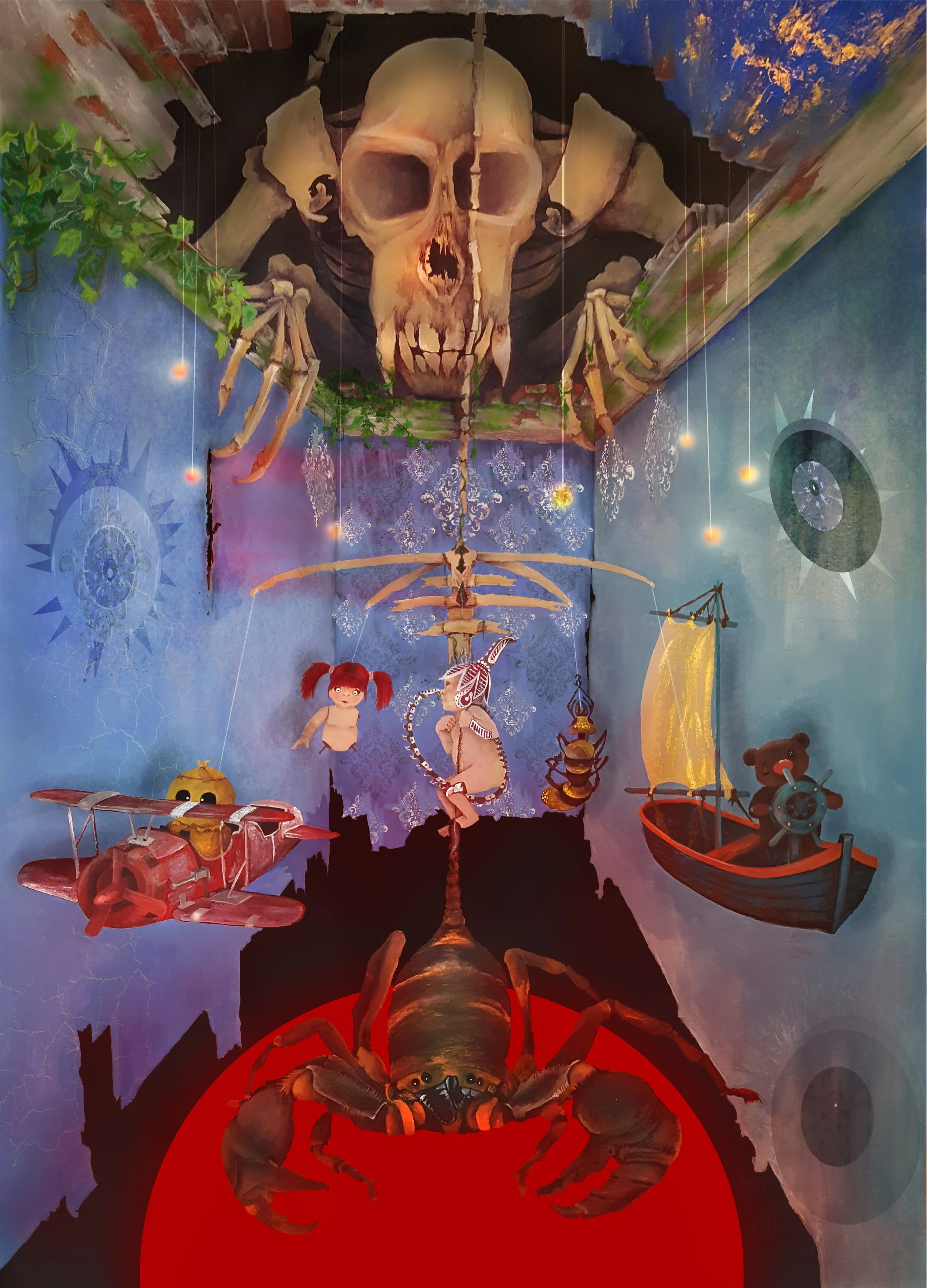 "The Kid Mobile"
Mix Media - Acrylic and Digital