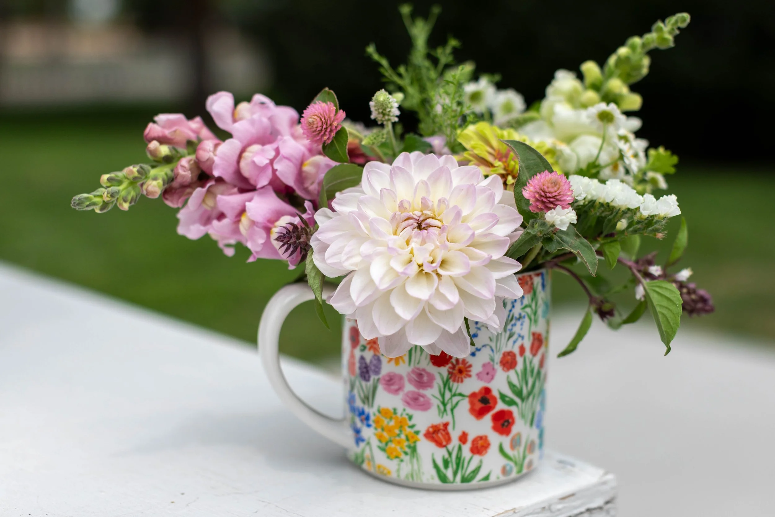Seasonal Mug Arrangement - Pay At The Flower Stand OR Pre-Order