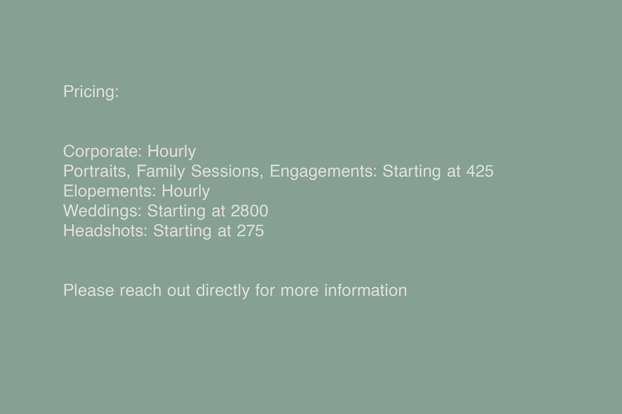 Pricing