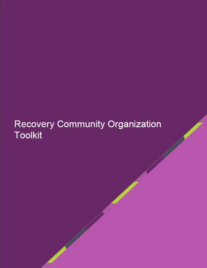 Recovery Community Organization Toolkit