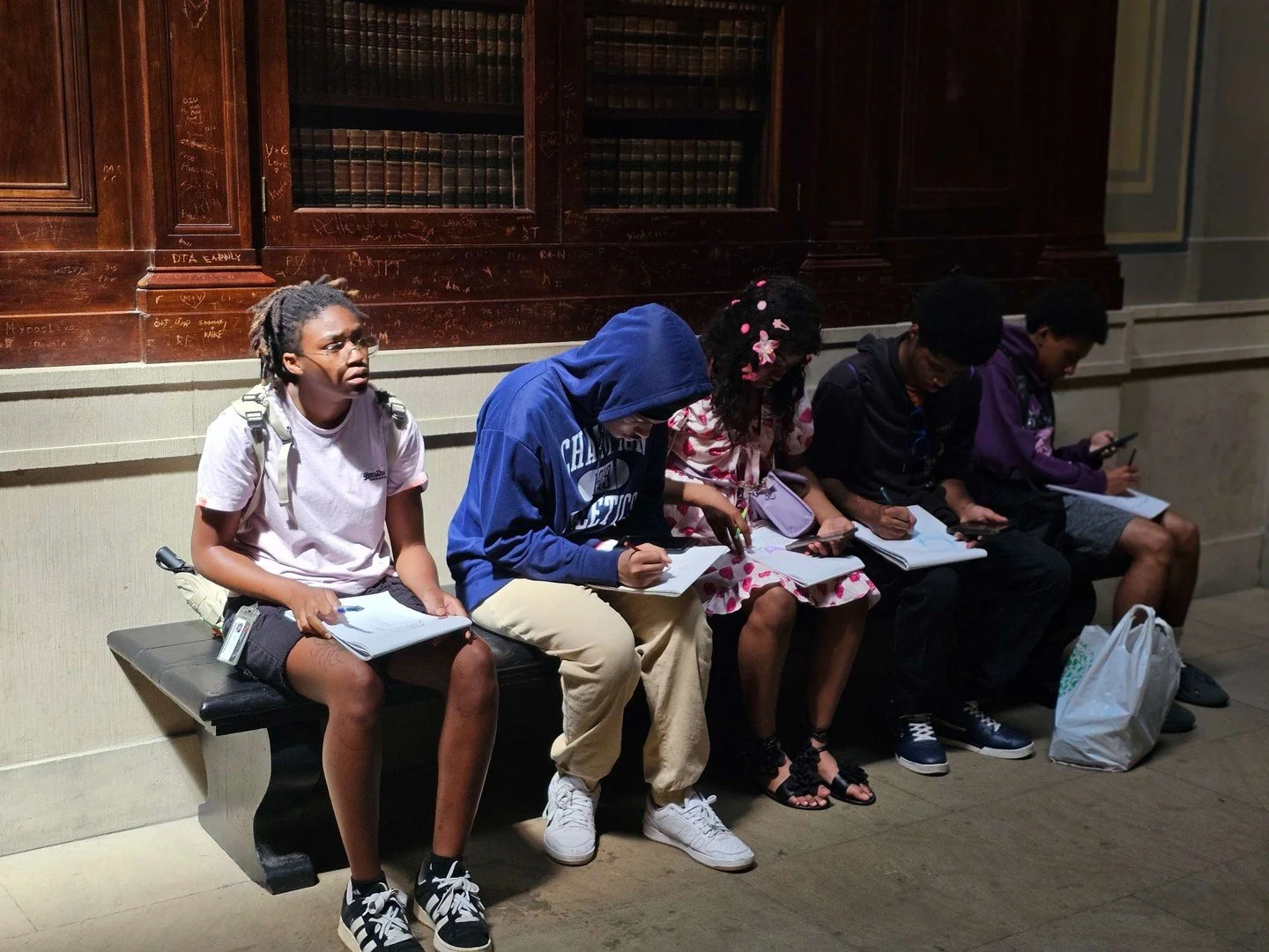 📸 Instagram Caption (short &amp; engaging):
✨ A different kind of blueprint. ✨
Our Designery students recently visited the Boston Public Library to sketch, observe, and be inspired by one of the city&rsquo;s architectural gems.

From grand staircase