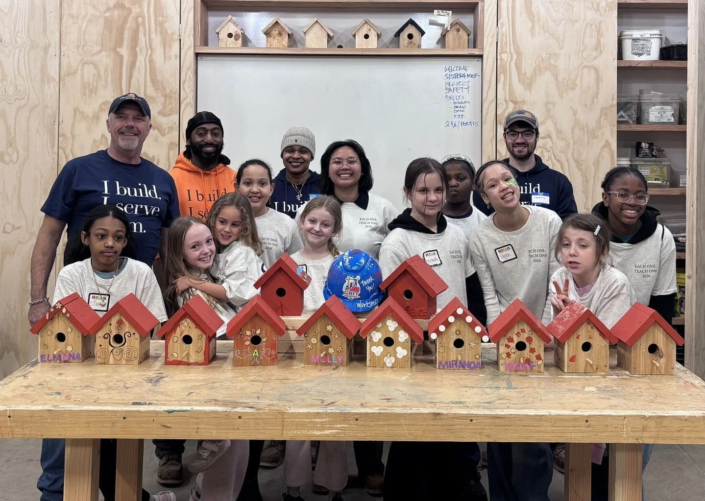 Still thinking about our Each One, Teach One workshop with @girlsrisingintrades 🔨

Grateful to partner with such an incredible organization to create space for young women to learn, build, and see themselves in the trades. 

Special thank you to GRI