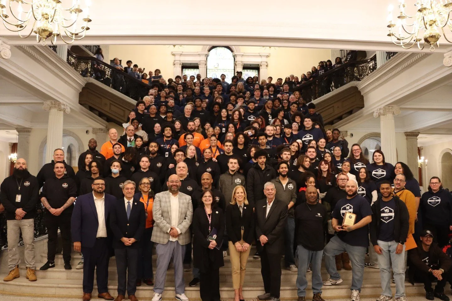 31 years of advocacy. One powerful mission.

Mass Youth Build Coalition's  31st annual State House Day brought together young leaders, educators, and legislators united around the YouthBuild movement transforming lives through job training, education