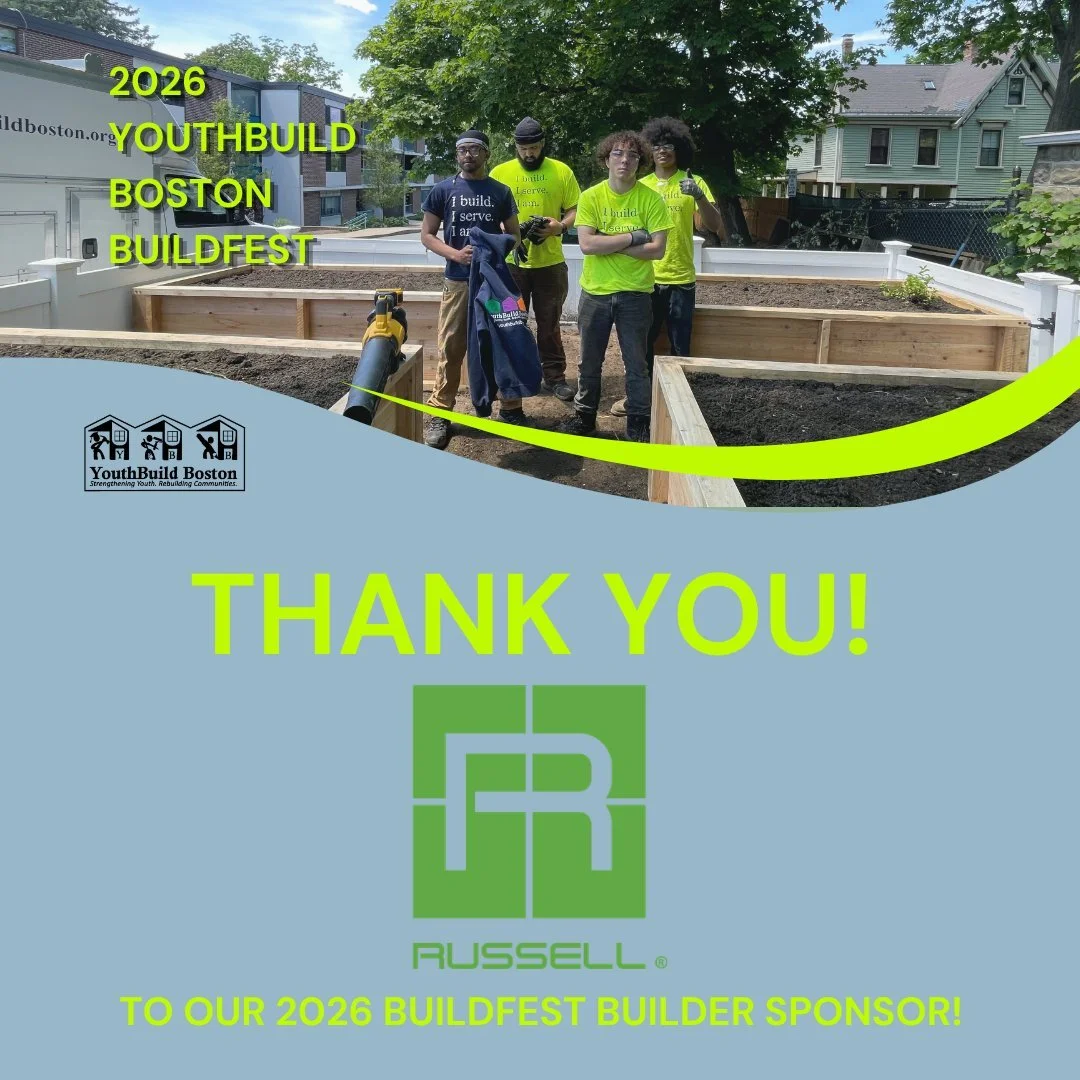 Thank you to H. J. Russell &amp; Company for supporting YouthBuild Boston&rsquo;s BuildFest as a Builder Sponsor!

Your generosity helps create meaningful opportunities for young people to gain hands-on experience, connect with industry leaders, and 