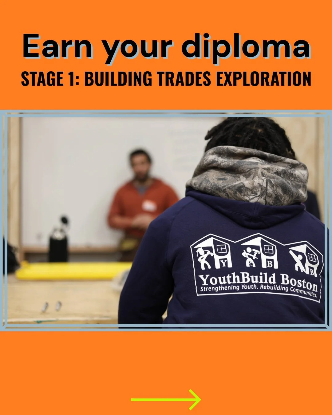 Our Building Trades Exploration program is accepting applications through October 15th!
If you're ready to earn your diploma and jump start your career, make sure to complete the interest form in our bio.

#workforcedevelopment #vocationaltraining #b
