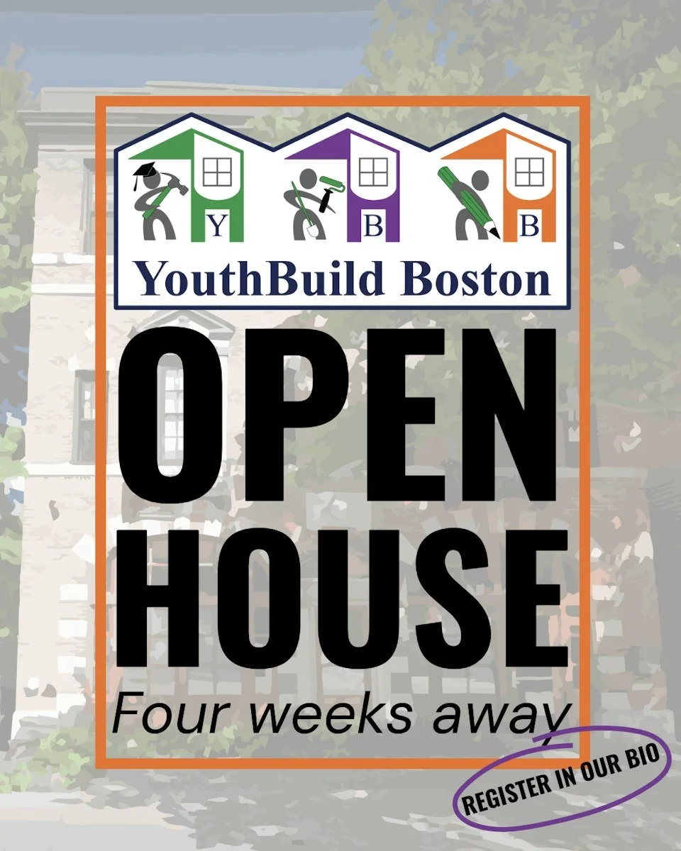 Our 2nd Annual Open House is just four weeks away!

Come meet our incredible students and alumni, explore a gallery of completed projects, and learn more about how you can get involved in the YBB community.

RSVP at the link in our bio!