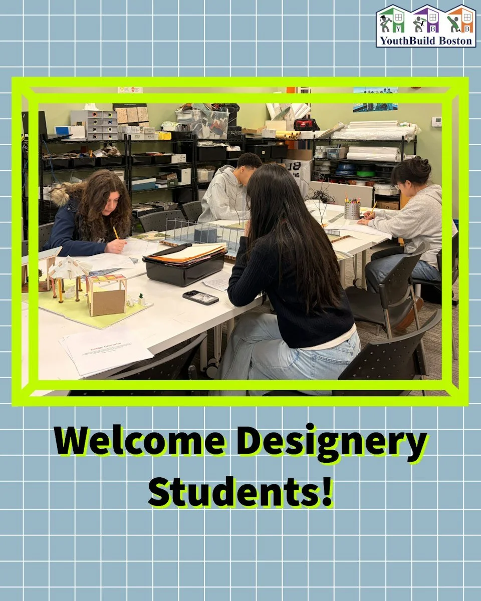 Our after-school Designery program started last week! This program invites high-school students to explore the fundamentals of architecture with the help of volunteers and our lead designers. We can't wait to see what these students design!

#Designe