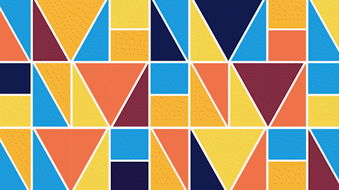 Northfield Mount Hermon flexible visual identity system combining student photography and geometric forms.