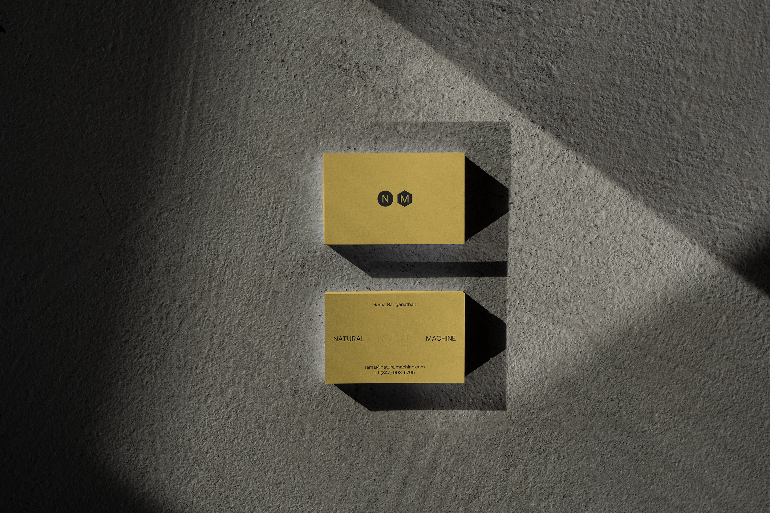 Natural Machine visual identity using abstract imagery inspired by cellular biology.