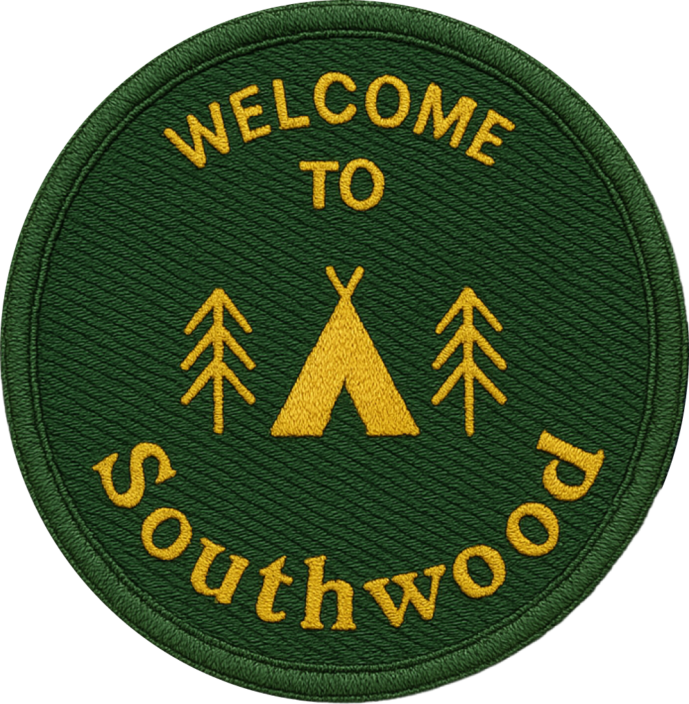 Southwood Financial embroidered welcome patch