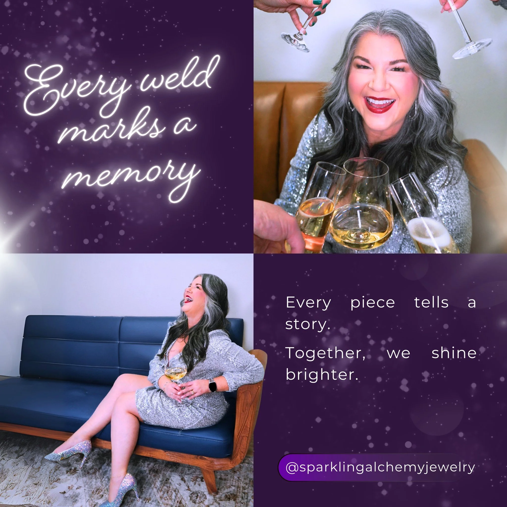 Every weld marks a memory. Every piece tells a story ✨ Together, we shine brighter. Thank you for being part of the Sparkling Alchemy community!

#sparklingalchemy #permanentjewelry #communityofwomen #luxurylifestyle #celebratemilestones