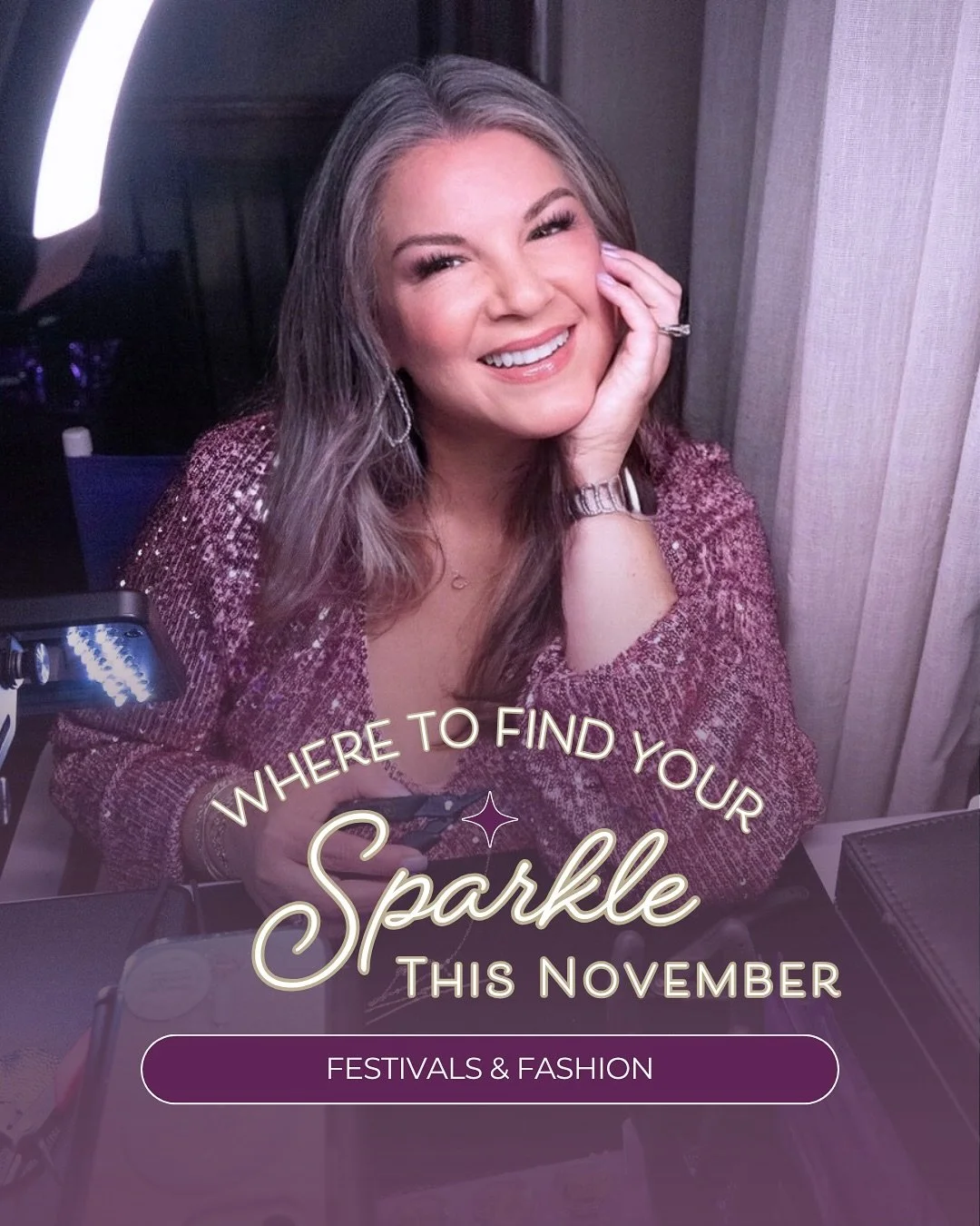 November is for cozy connections, golden moments, and a little extra shine. ✨
This month, I&rsquo;m celebrating gratitude, community, and everything that makes life sparkle &mdash; from Denver Fashion Week to Winterfest at the Orchard Town Center, pl
