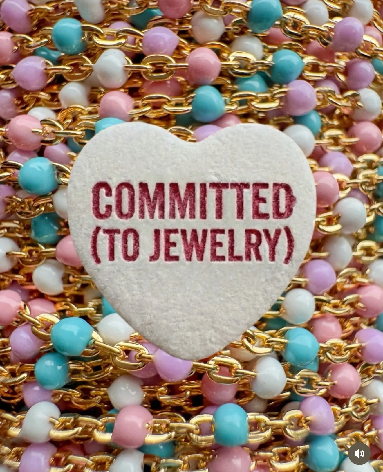 This might be the sweetest commitment you make all week. 🍬✨

Meet Cotton Candy - our dreamy new beaded chain in 14k gold filled and .925 sterling silver.
No clasp. No fuss. Just welded &amp; unbothered sparkle you don&rsquo;t have to take off.

Perf