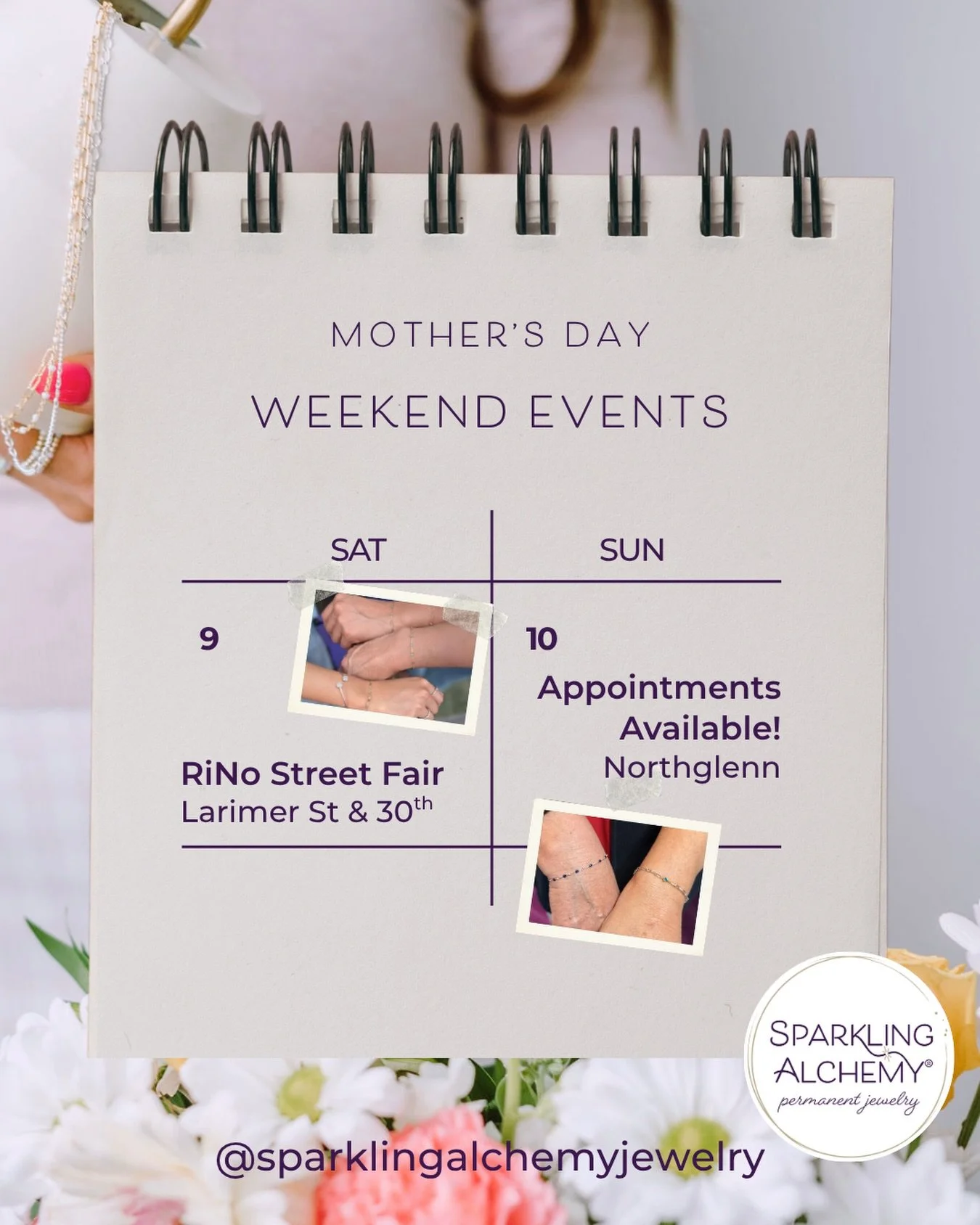 Mother&rsquo;s Day weekend is almost here! ✨

I&rsquo;ll be at the RiNo Street Fair on Saturday, and I unexpectedly opened a few studio appointments for Sunday in Northglenn! 😊

If you&rsquo;ve been wanting a meaningful moment with your mom, daughte