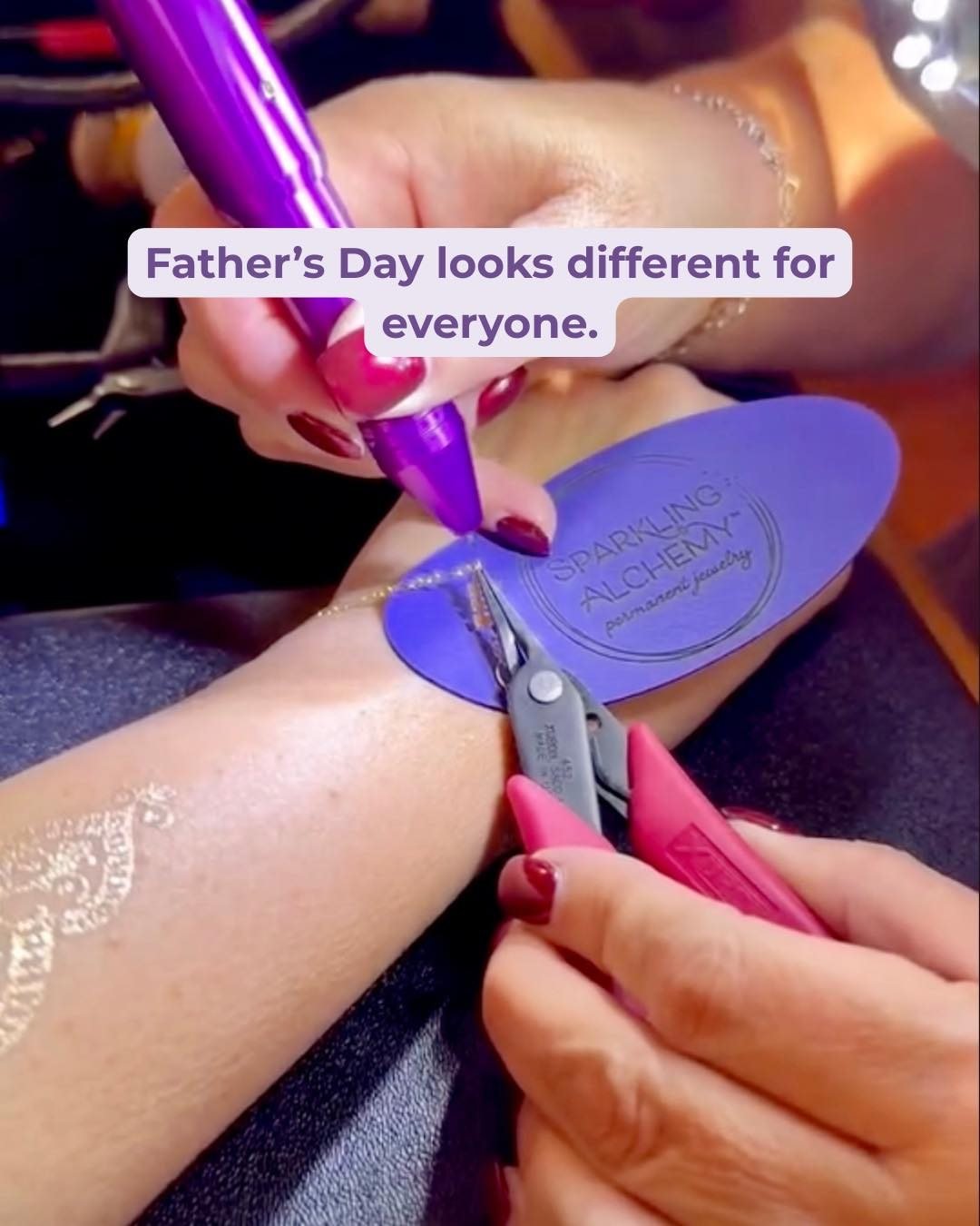 Father's Day looks different for everyone.

For some, it is matching bracelets with the person who showed up for you.
For others, it is honoring a grandfather, a stepdad, or someone who stepped in.
And for some, it is wearing a piece that carries the