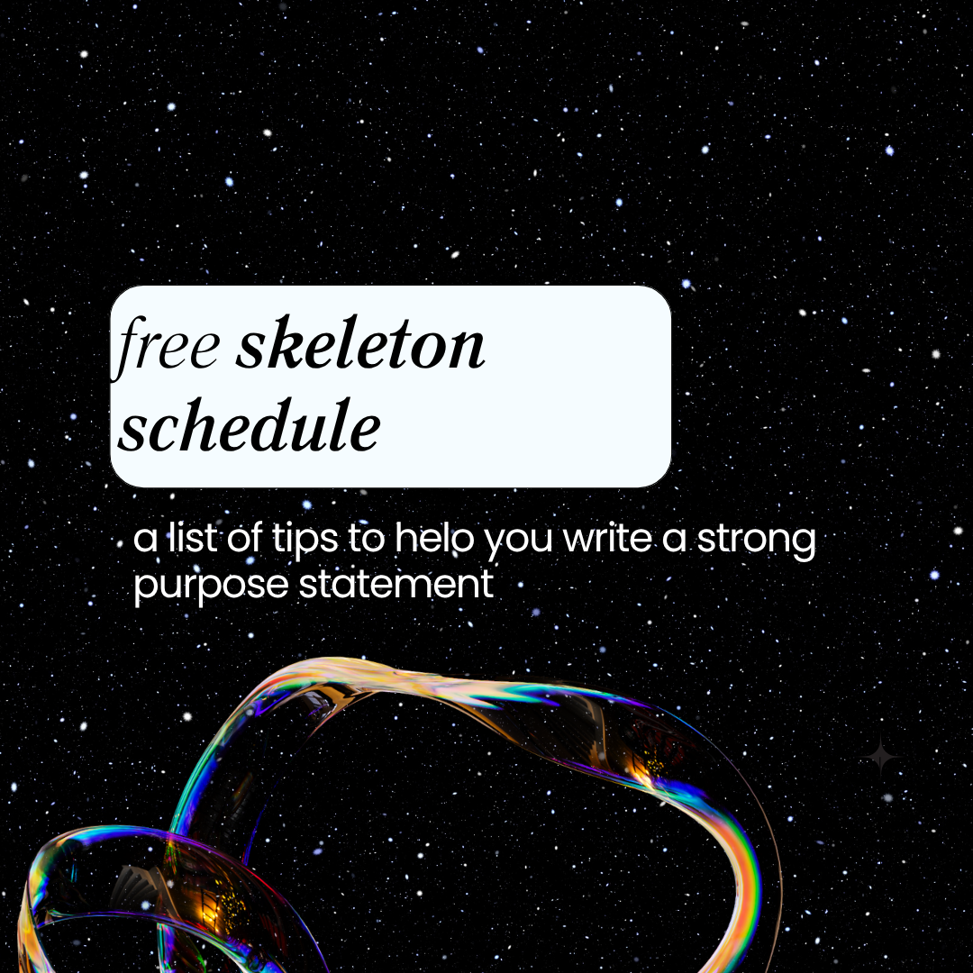 Free - Skeleton Schedule